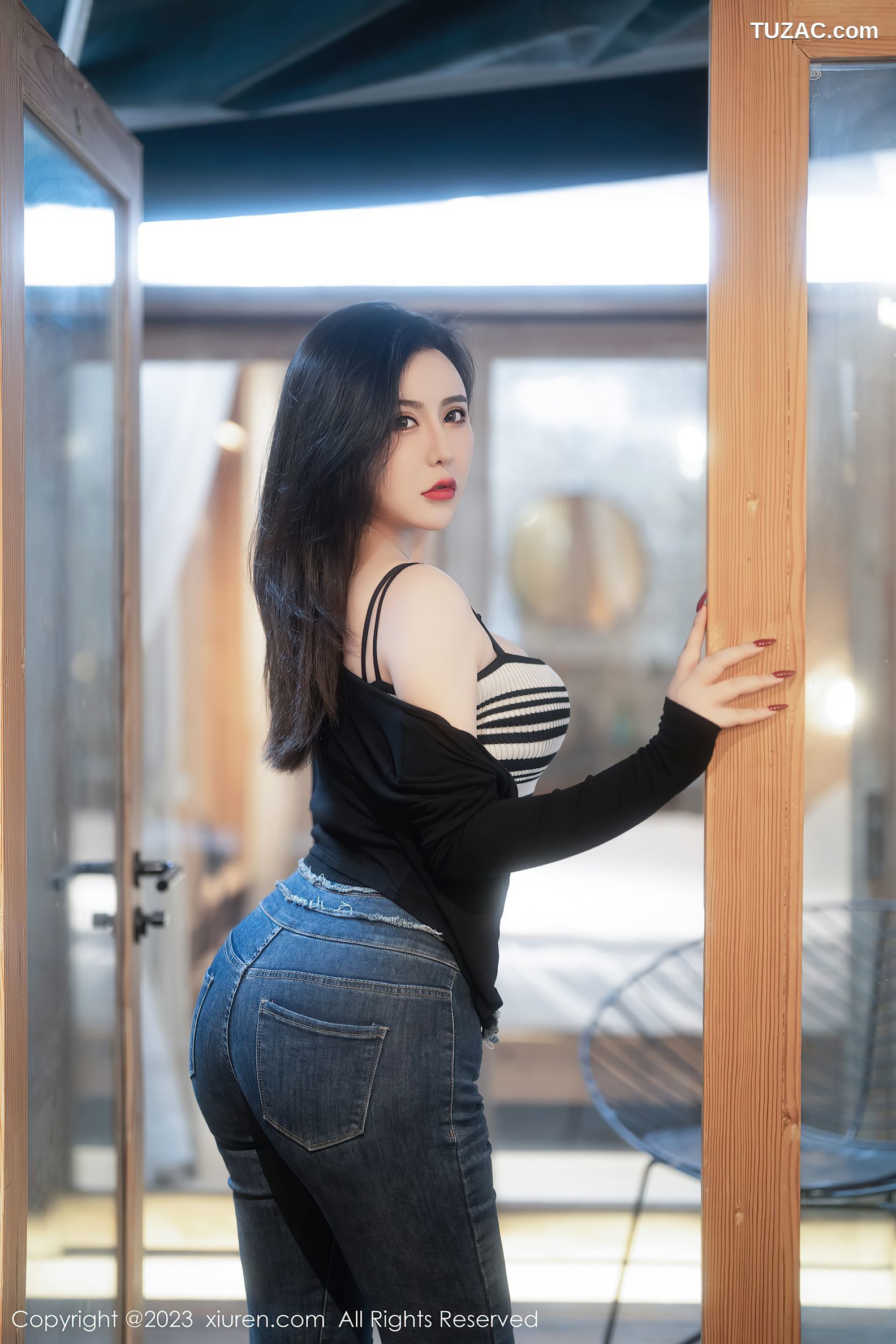 MFStar模范学院-618-伊诺-黑色轻透情趣服饰