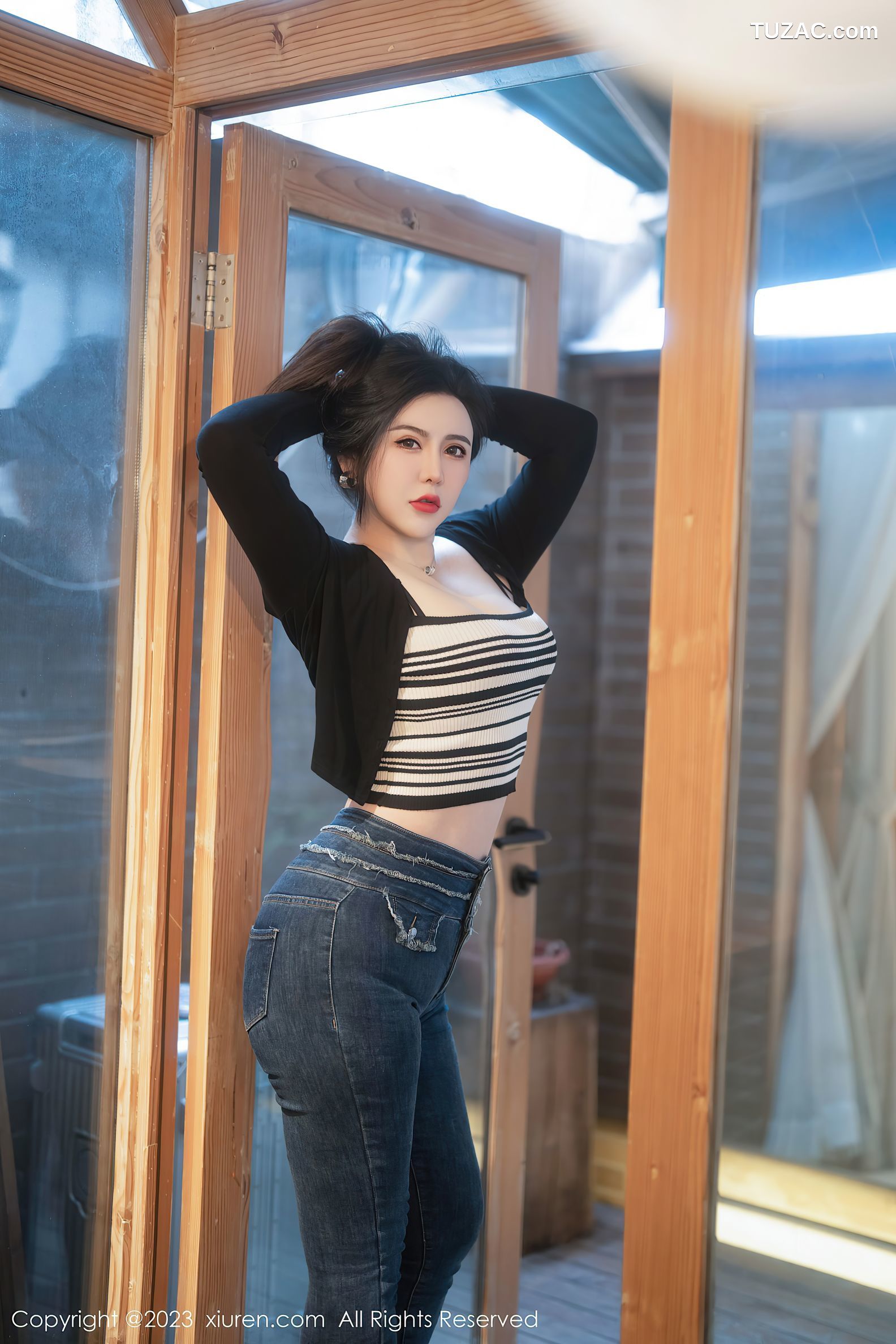 MFStar模范学院-618-伊诺-黑色轻透情趣服饰