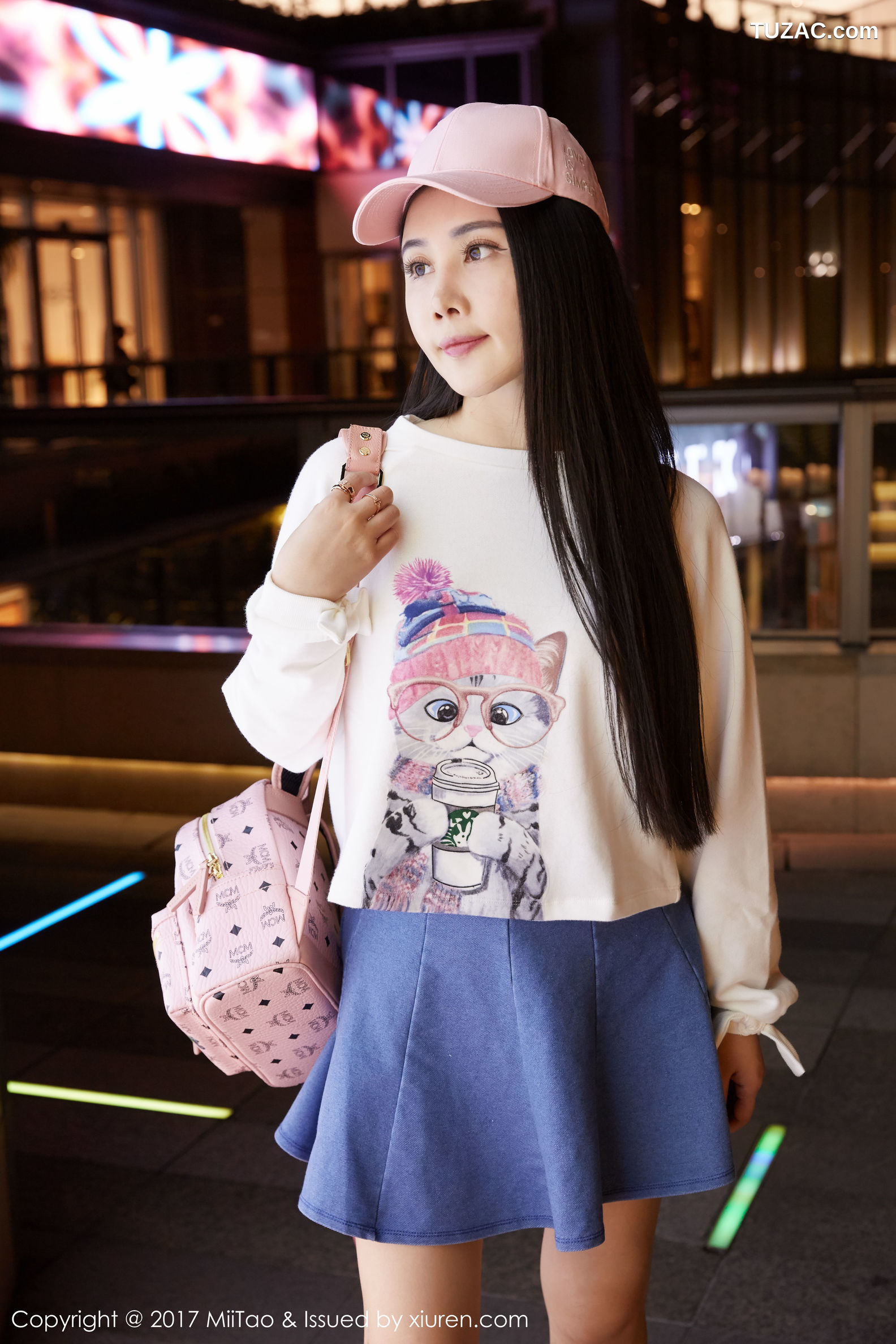 MiiTao蜜桃社-084-萱萱Cecilia-牛仔女神-街拍