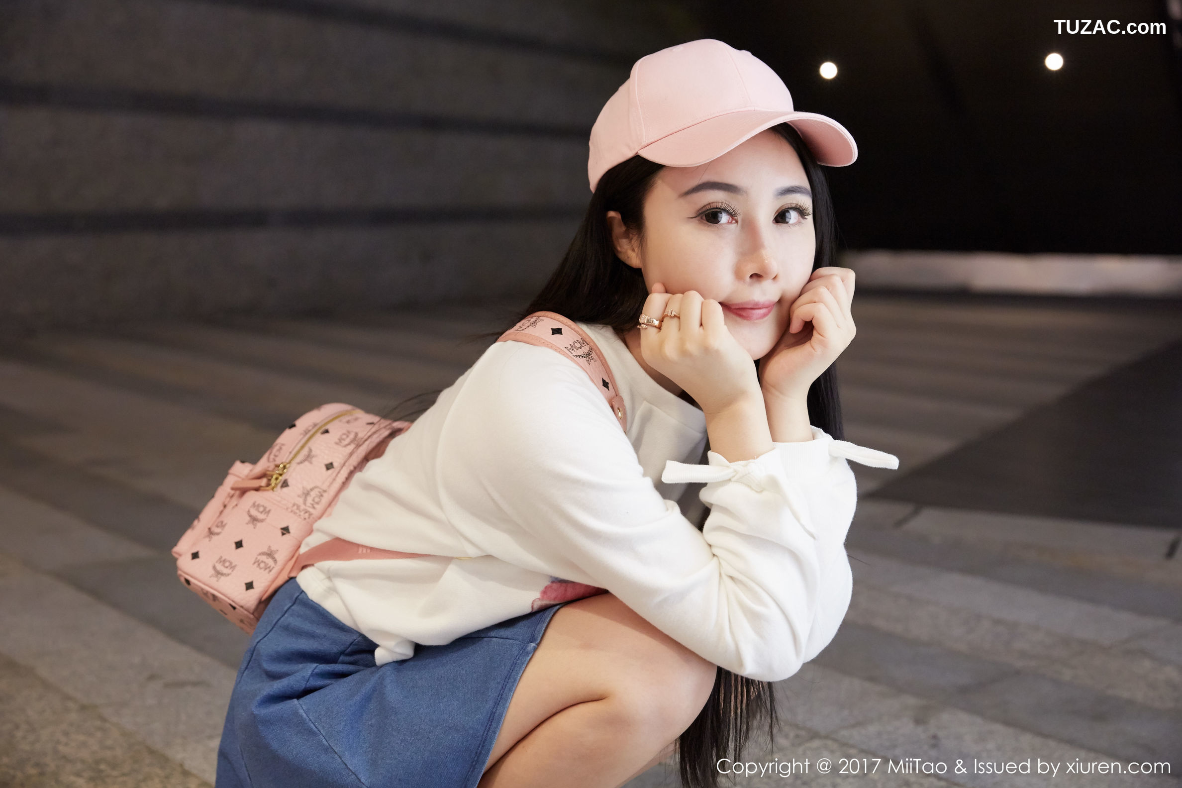 MiiTao蜜桃社-084-萱萱Cecilia-牛仔女神-街拍