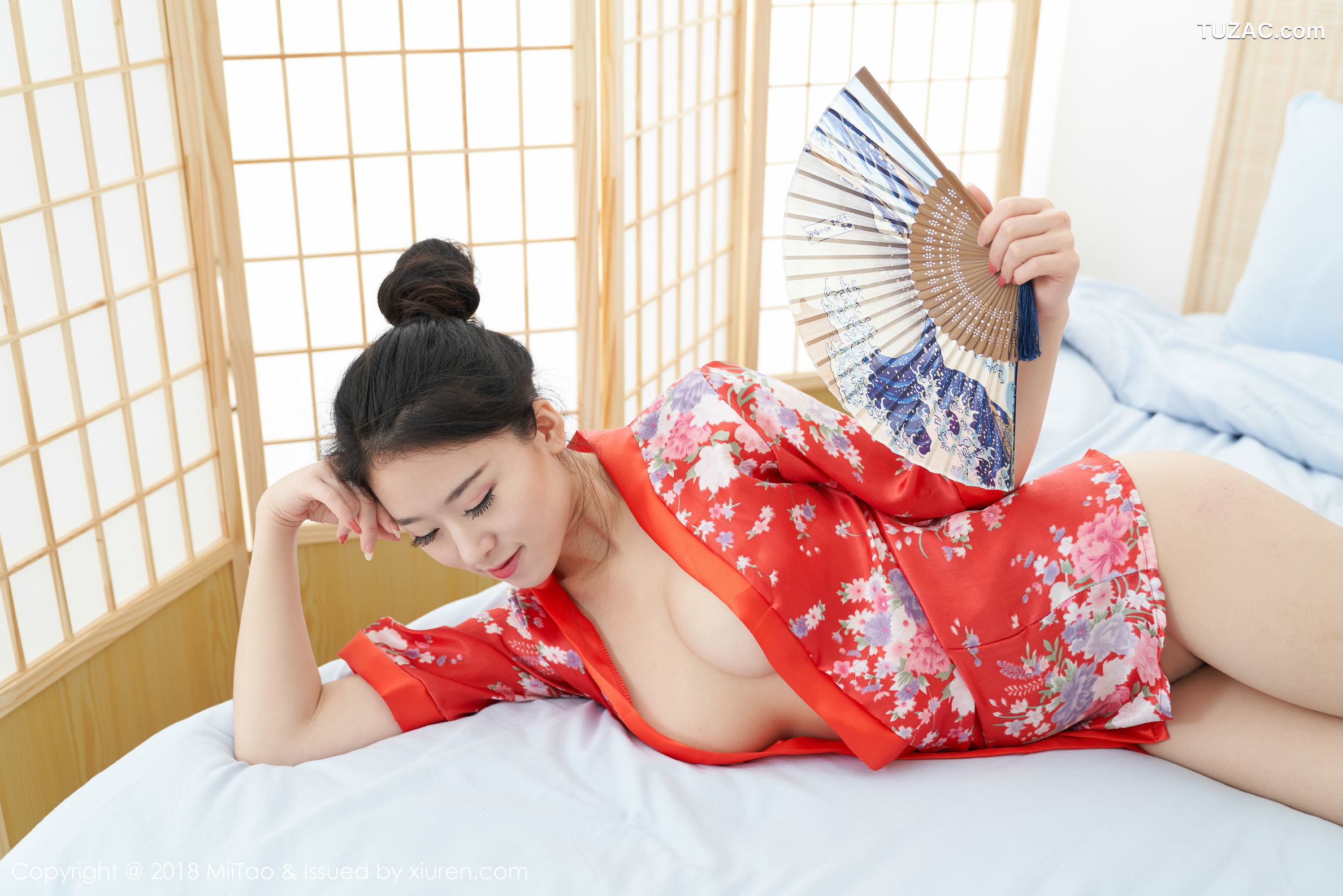 MiiTao蜜桃社-095-艺校美女模特千叶-真空和服浴衣
