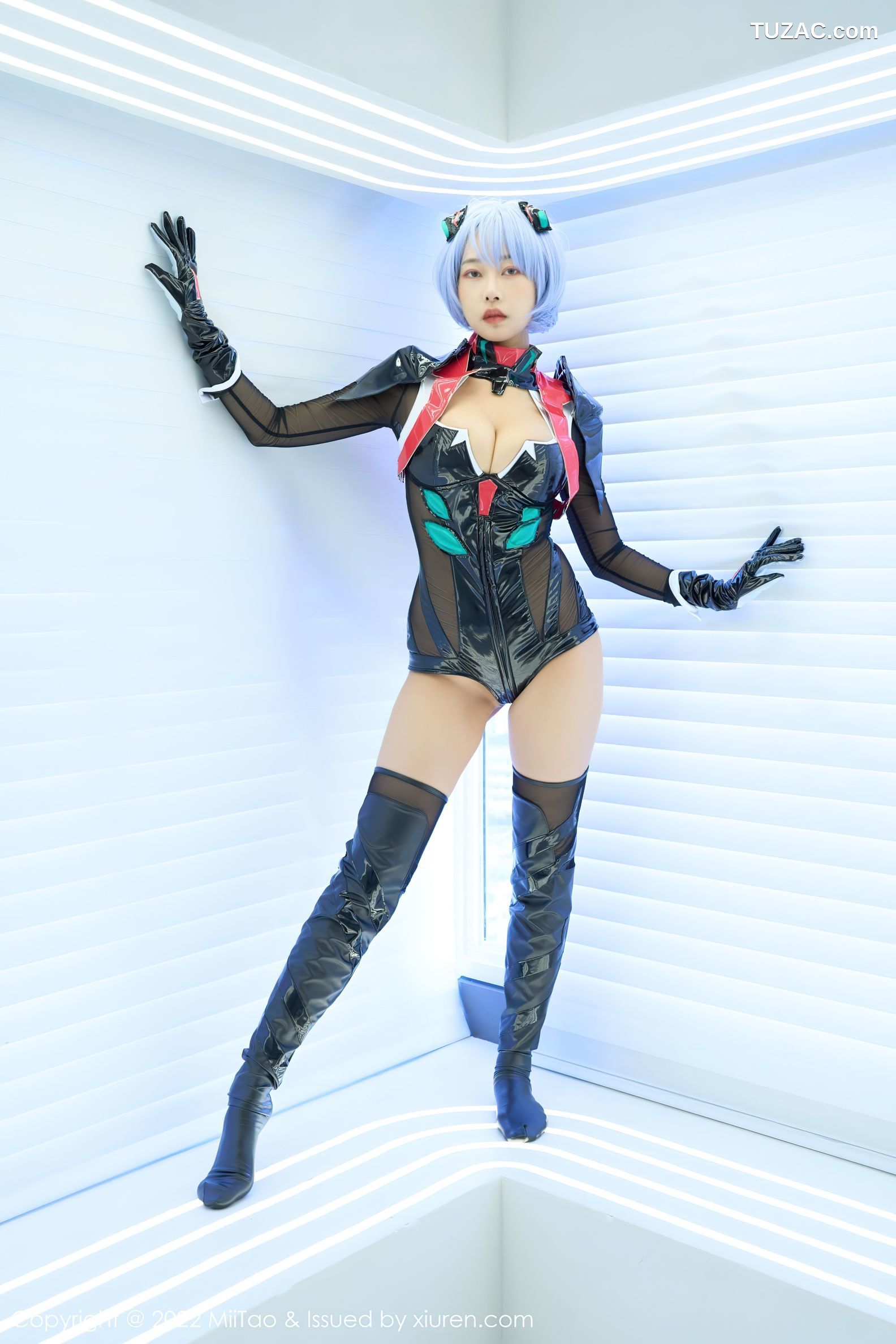 MiiTao蜜桃社-148-梦乃Mandy-私房Cosplay主题低胸连体衣