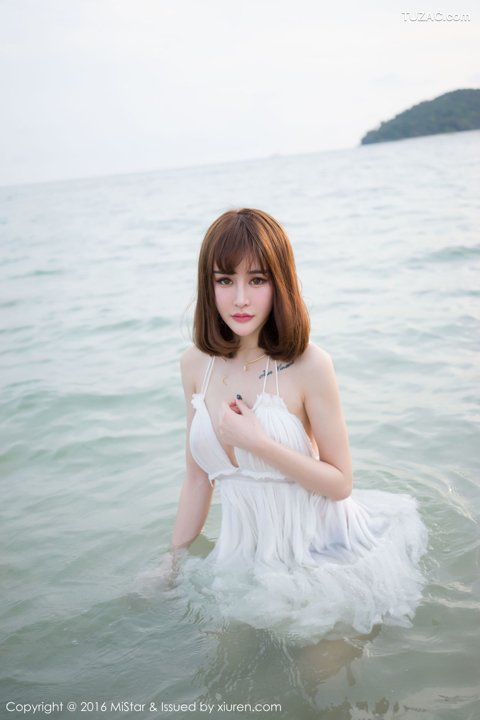 MiStar魅妍社-110-青树-《海滩湿身-比基尼》-2016.08.18