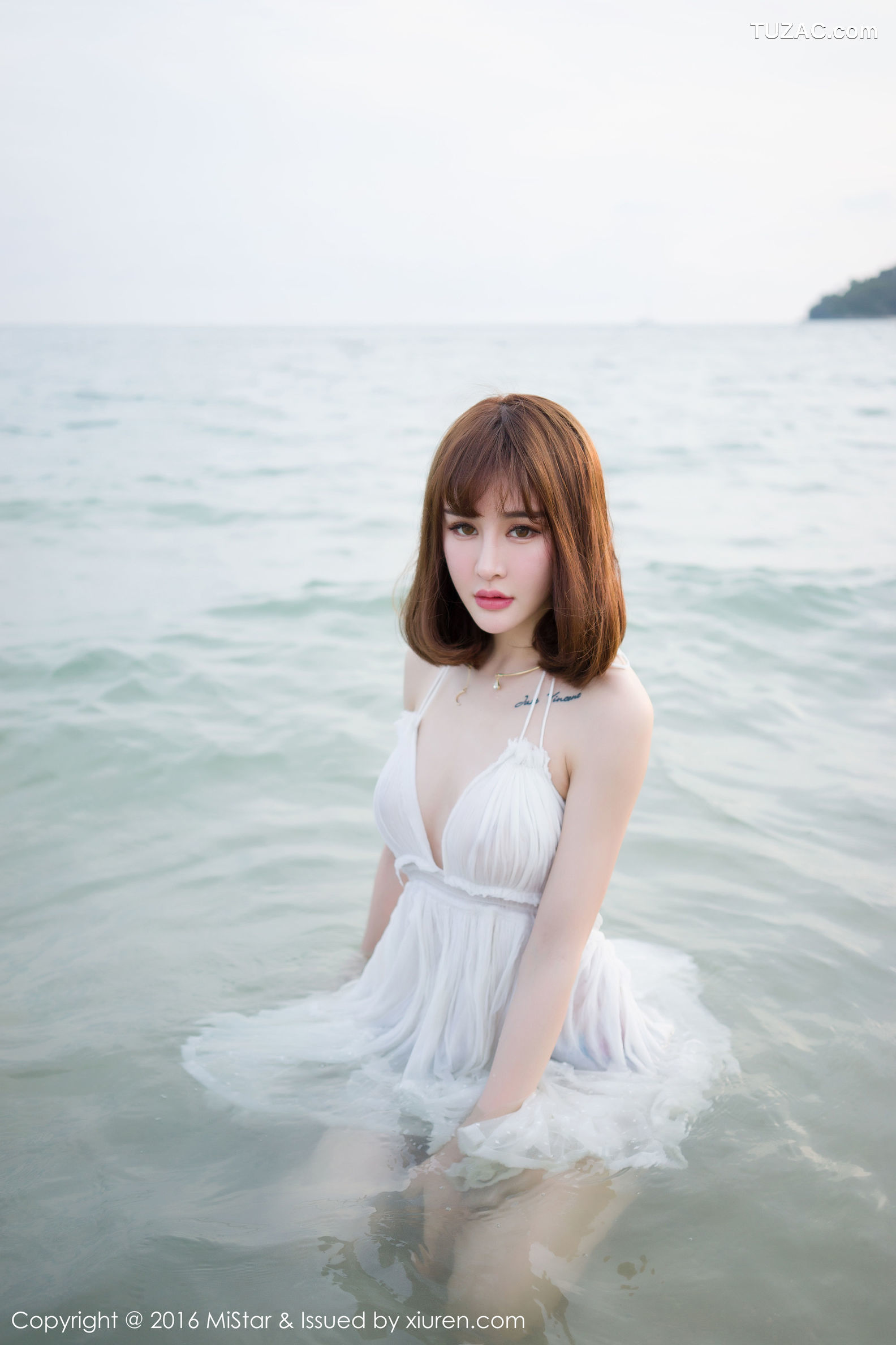 MiStar魅妍社-110-青树-《海滩湿身-比基尼》-2016.08.18