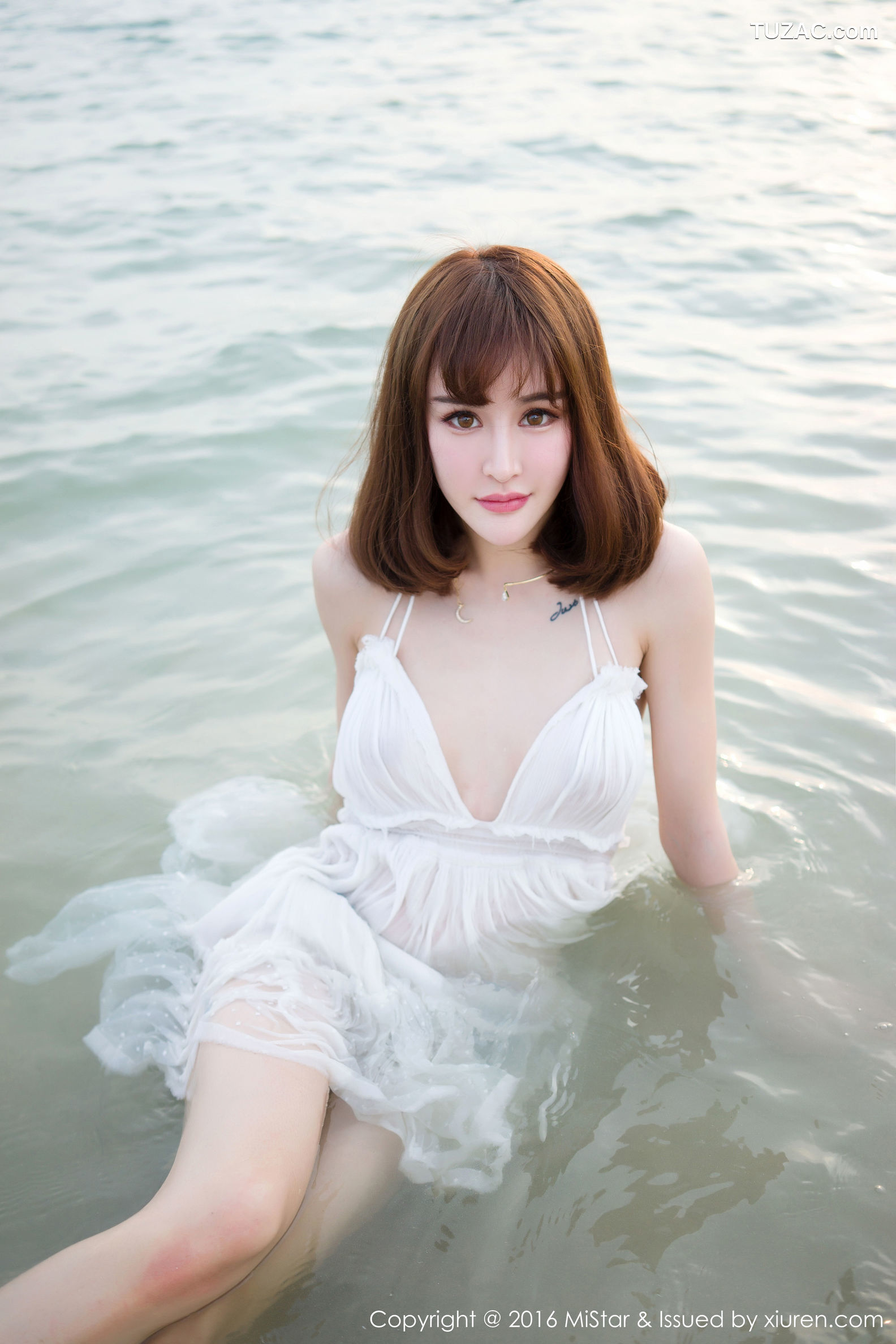 MiStar魅妍社-110-青树-《海滩湿身-比基尼》-2016.08.18