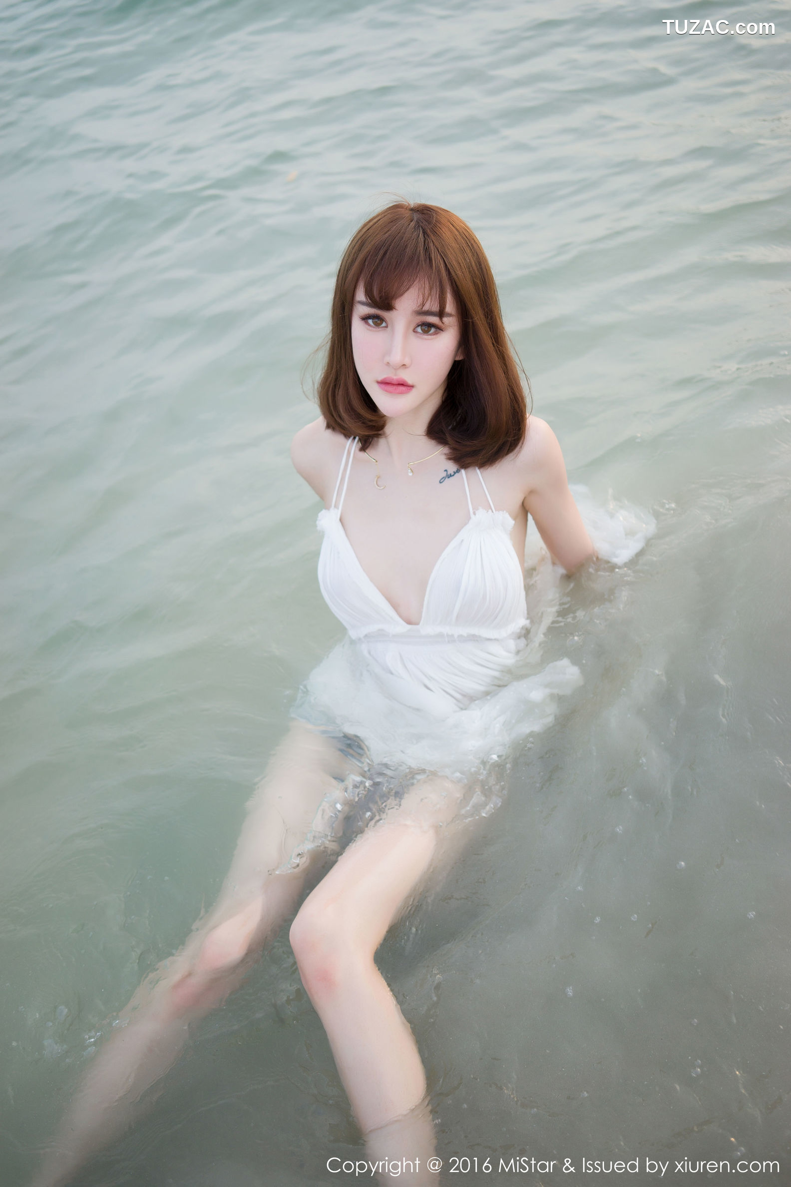 MiStar魅妍社-110-青树-《海滩湿身-比基尼》-2016.08.18