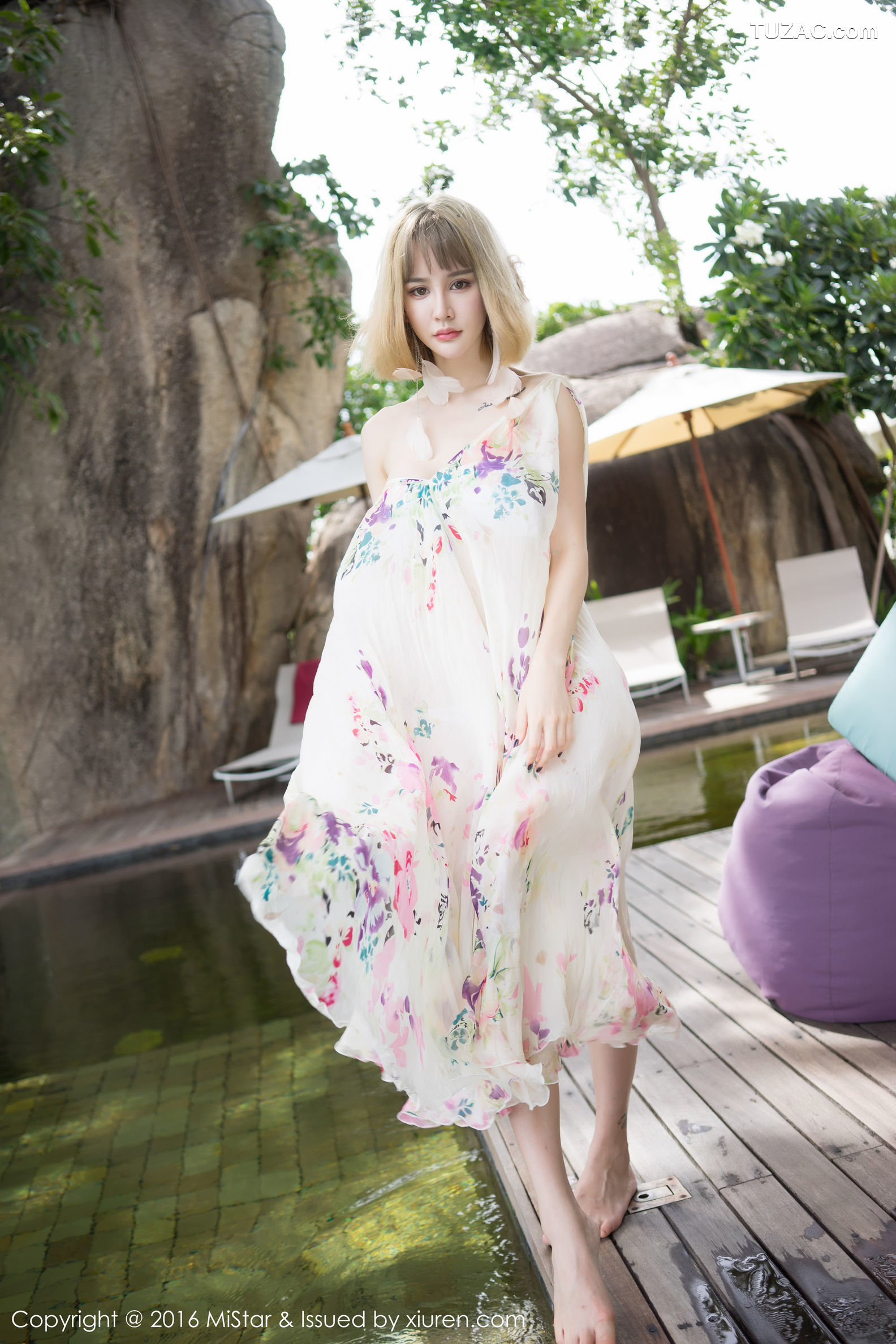 MiStar魅妍社-131-青树-《性感豹纹吊带裙-气质长裙》-2016.11.07