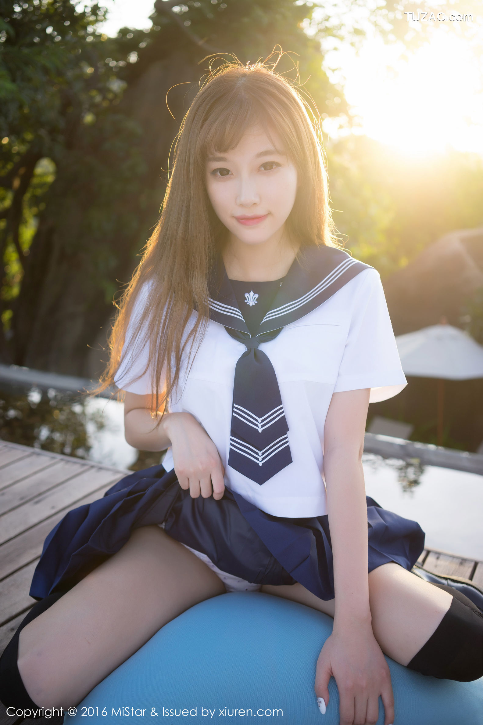 MiStar魅妍社-134-Sugar小甜心cc-《性感比基尼-甜美水手服学生装》-2016.11.17
