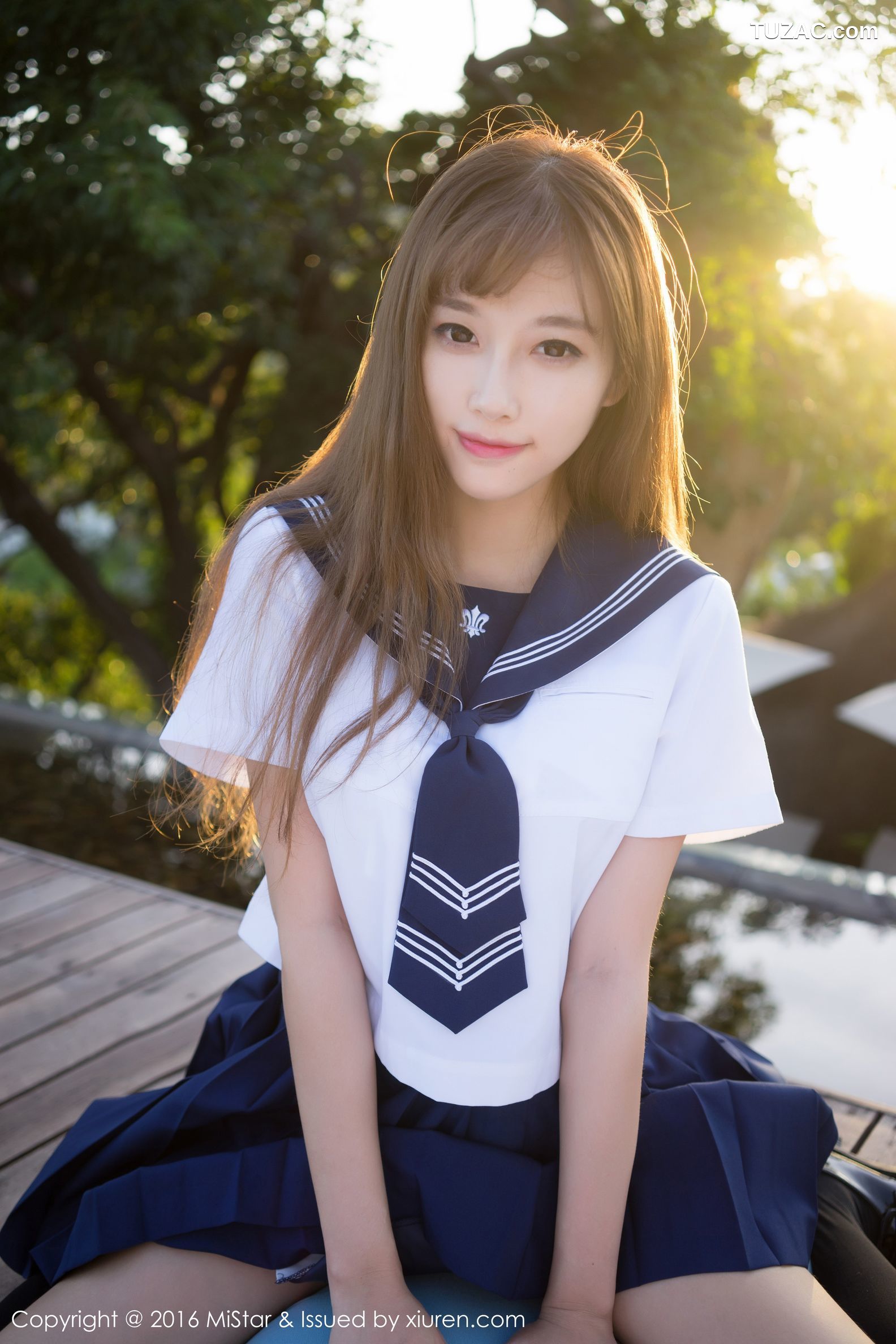 MiStar魅妍社-134-Sugar小甜心cc-《性感比基尼-甜美水手服学生装》-2016.11.17