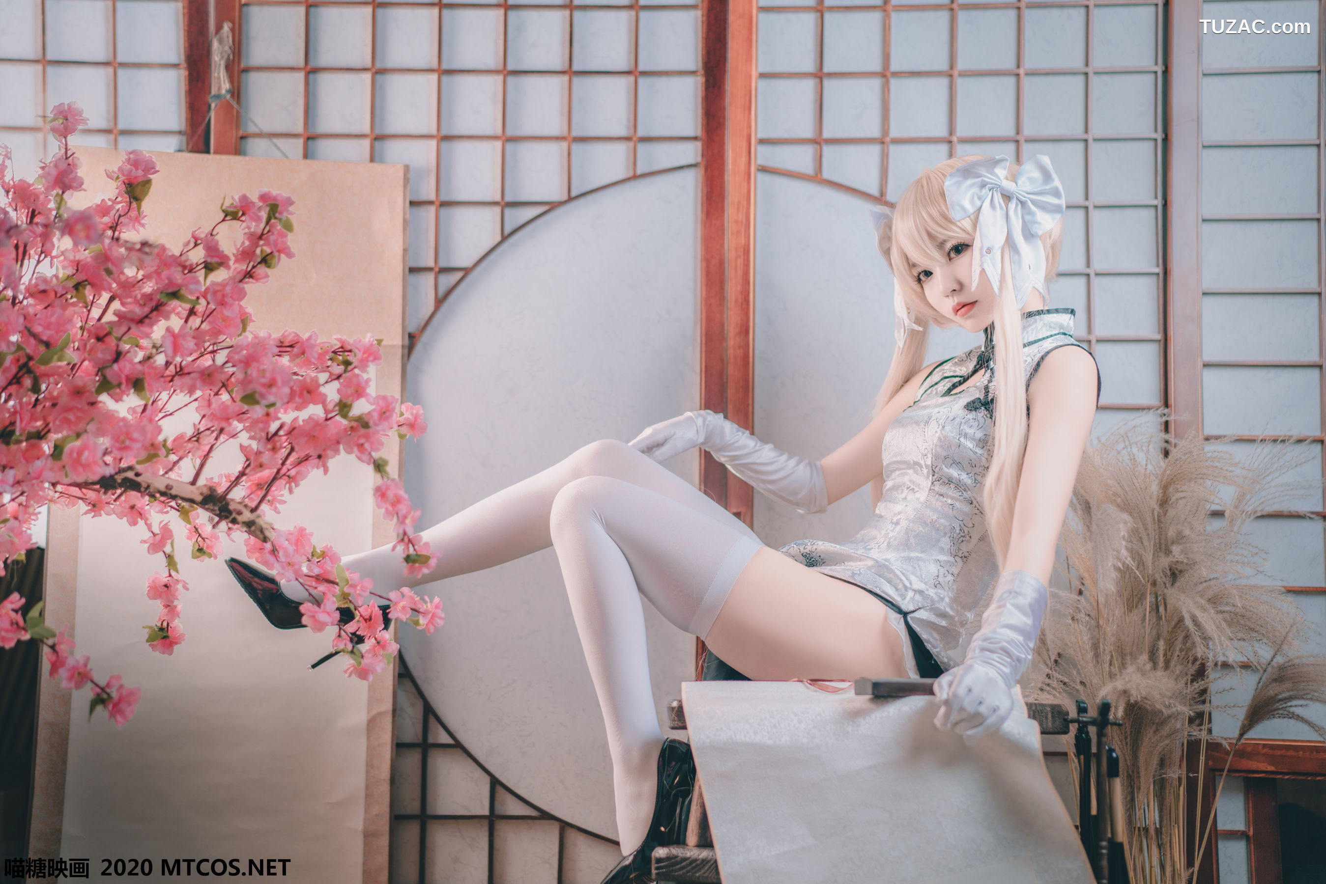 MTCos喵糖映画-HML.009-《银丝旗袍》