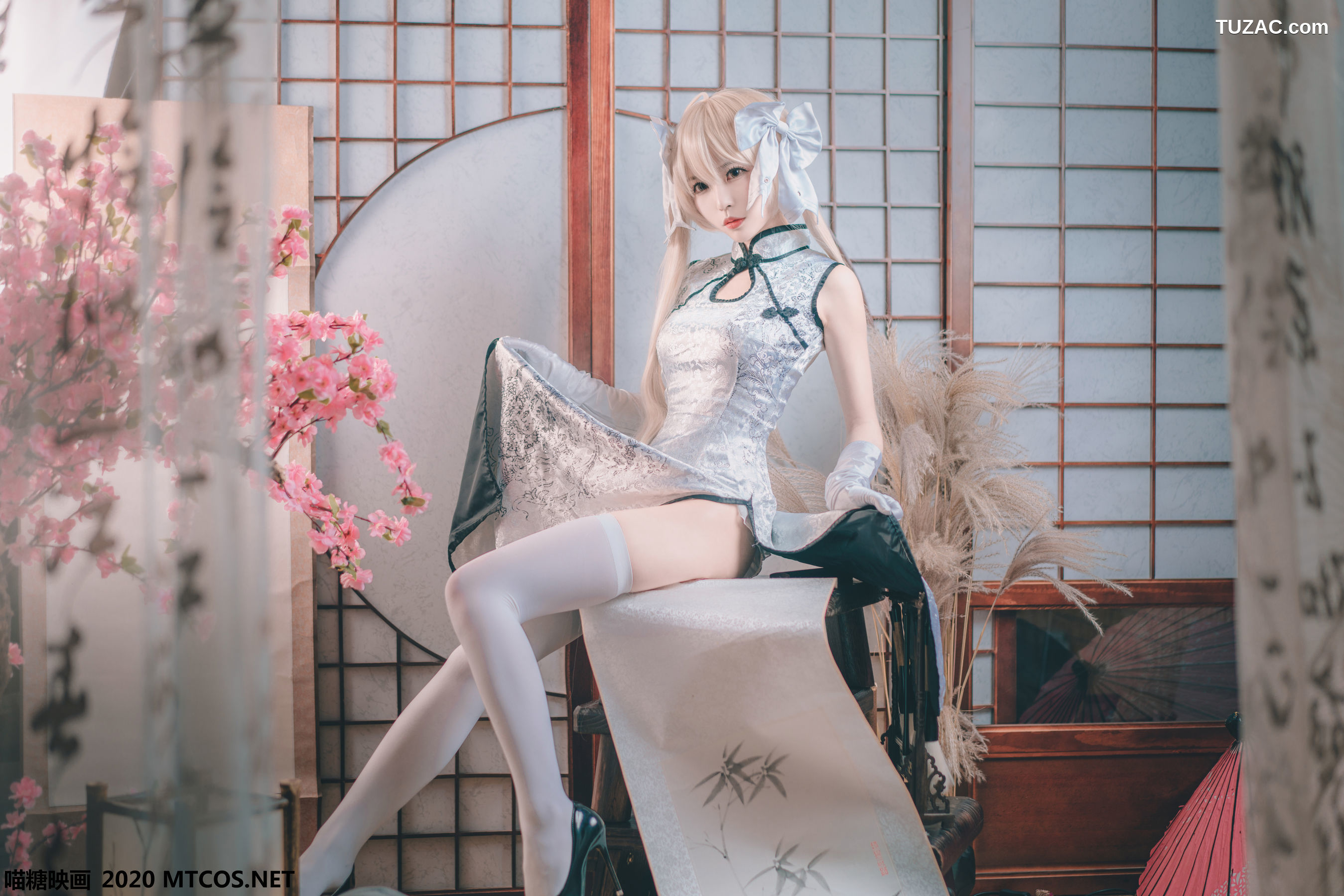 MTCos喵糖映画-HML.009-《银丝旗袍》