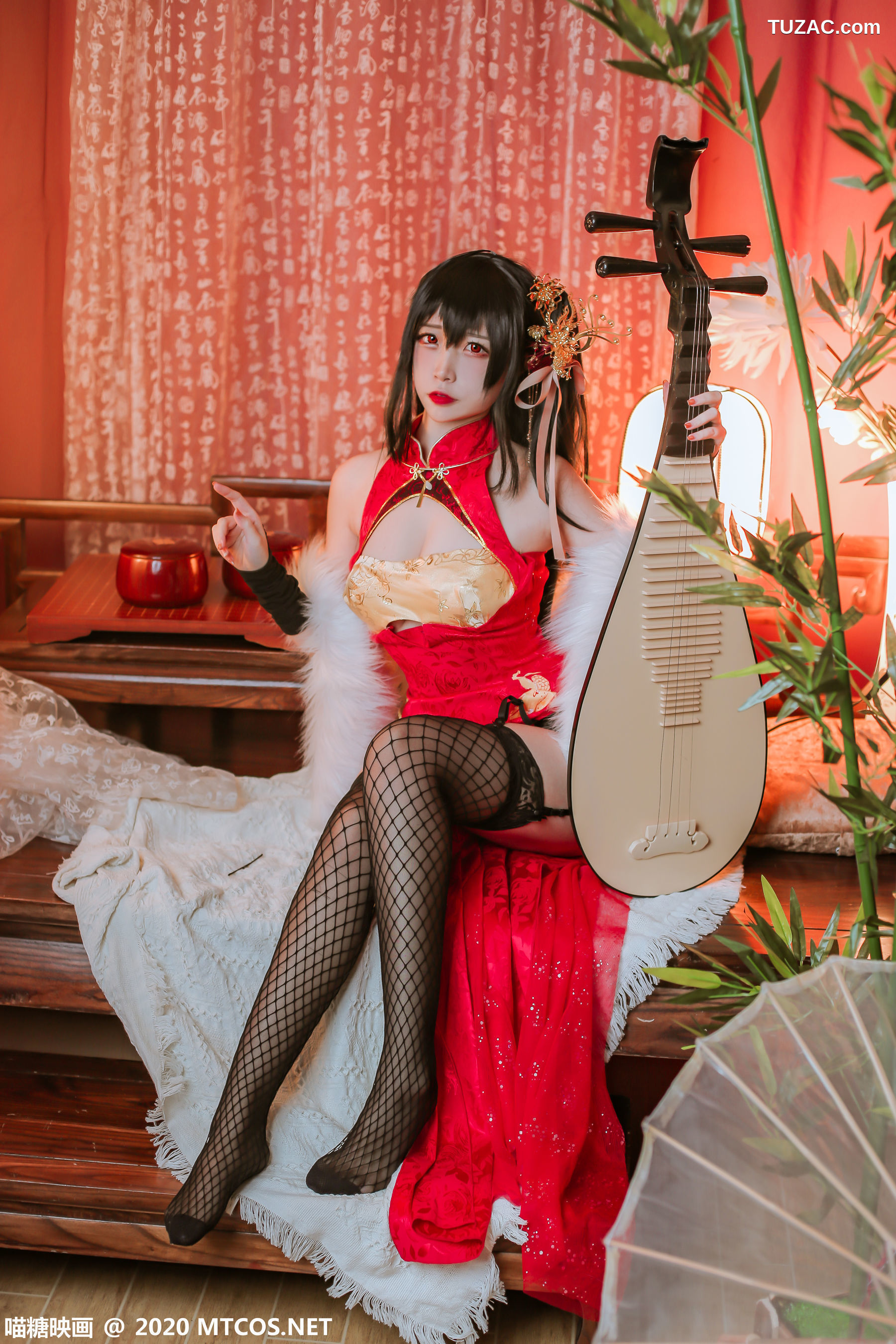 MTCos喵糖映画-HML.018-《碧蓝大凤旗袍》