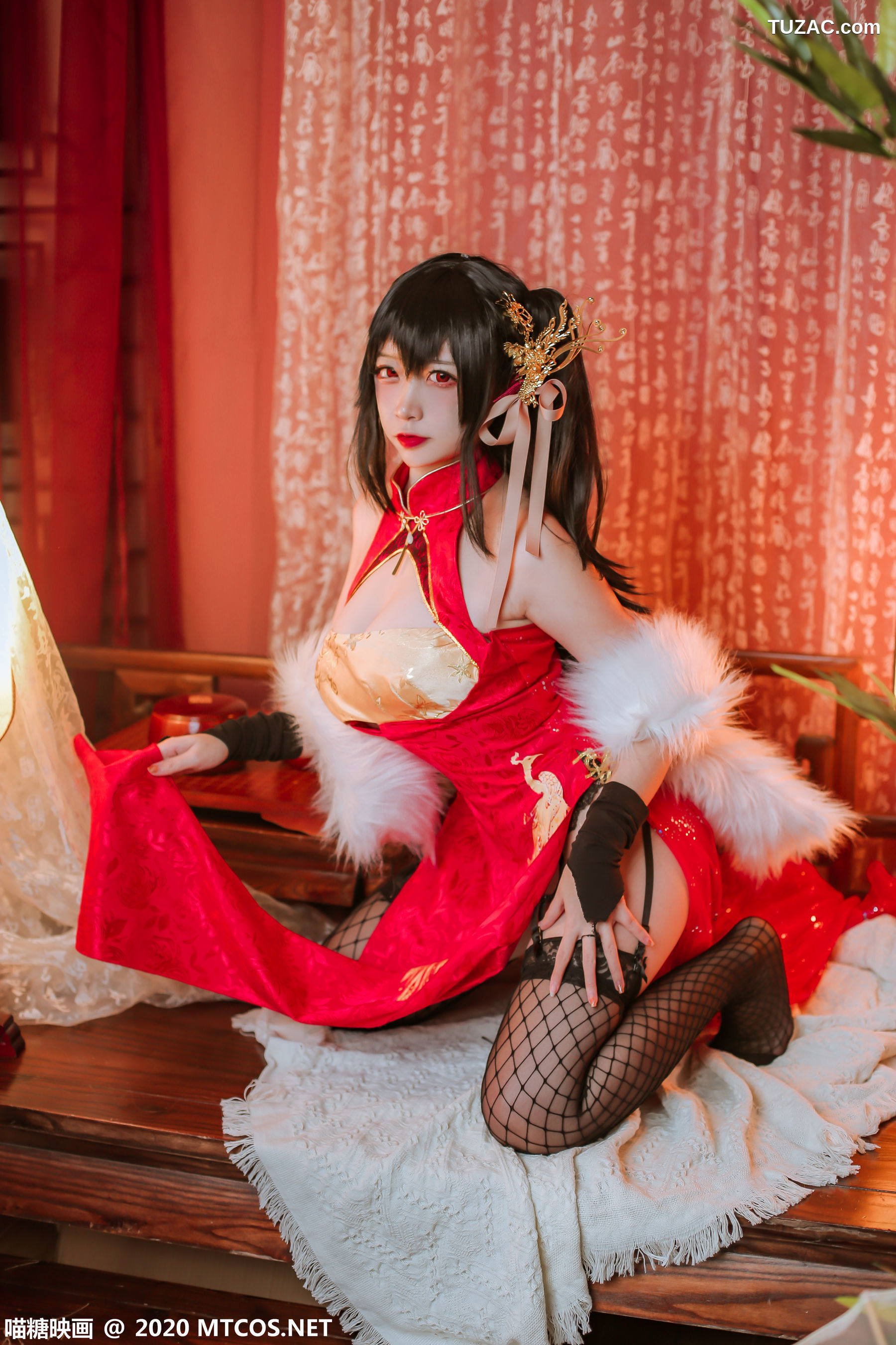 MTCos喵糖映画-HML.018-《碧蓝大凤旗袍》