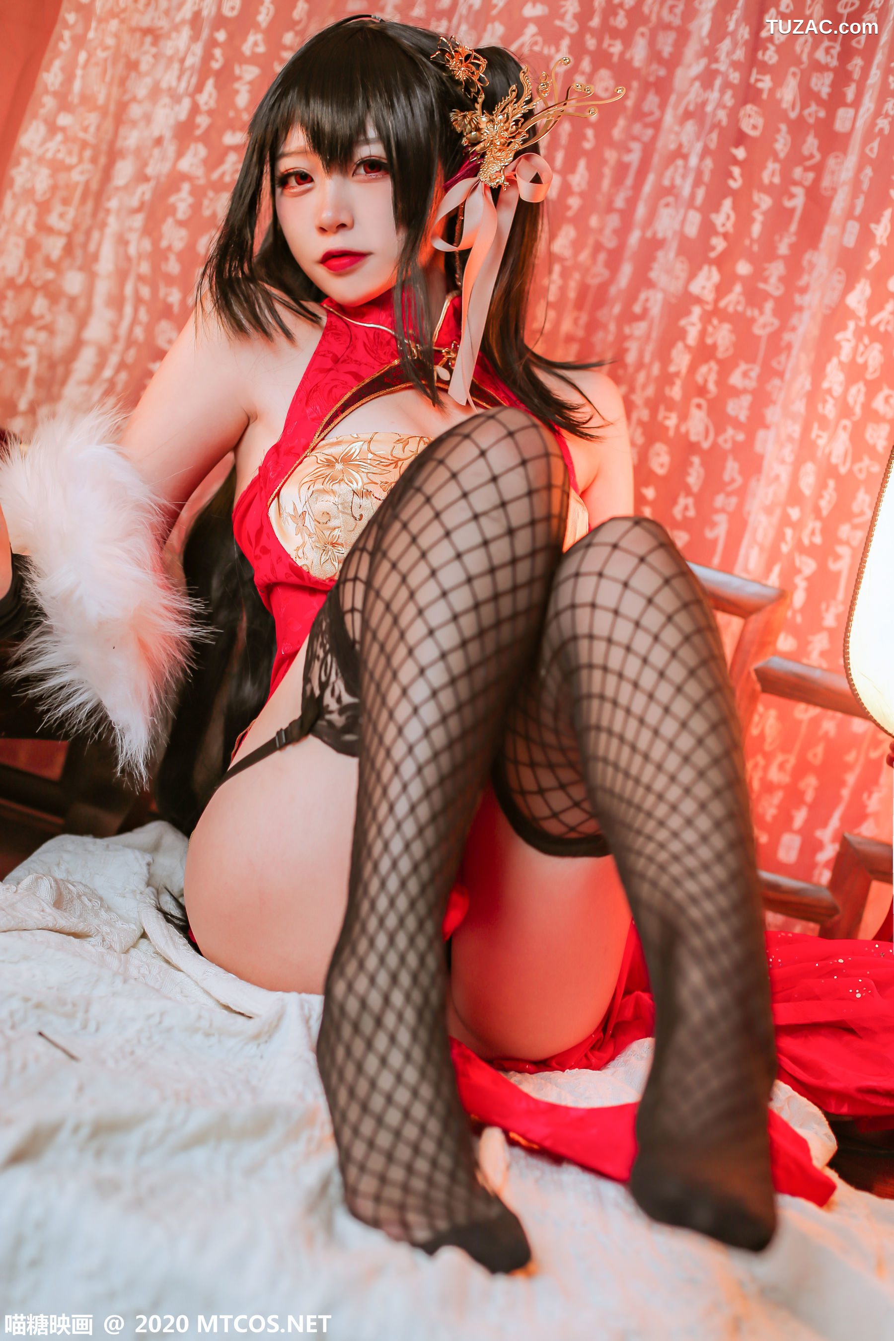 MTCos喵糖映画-HML.018-《碧蓝大凤旗袍》