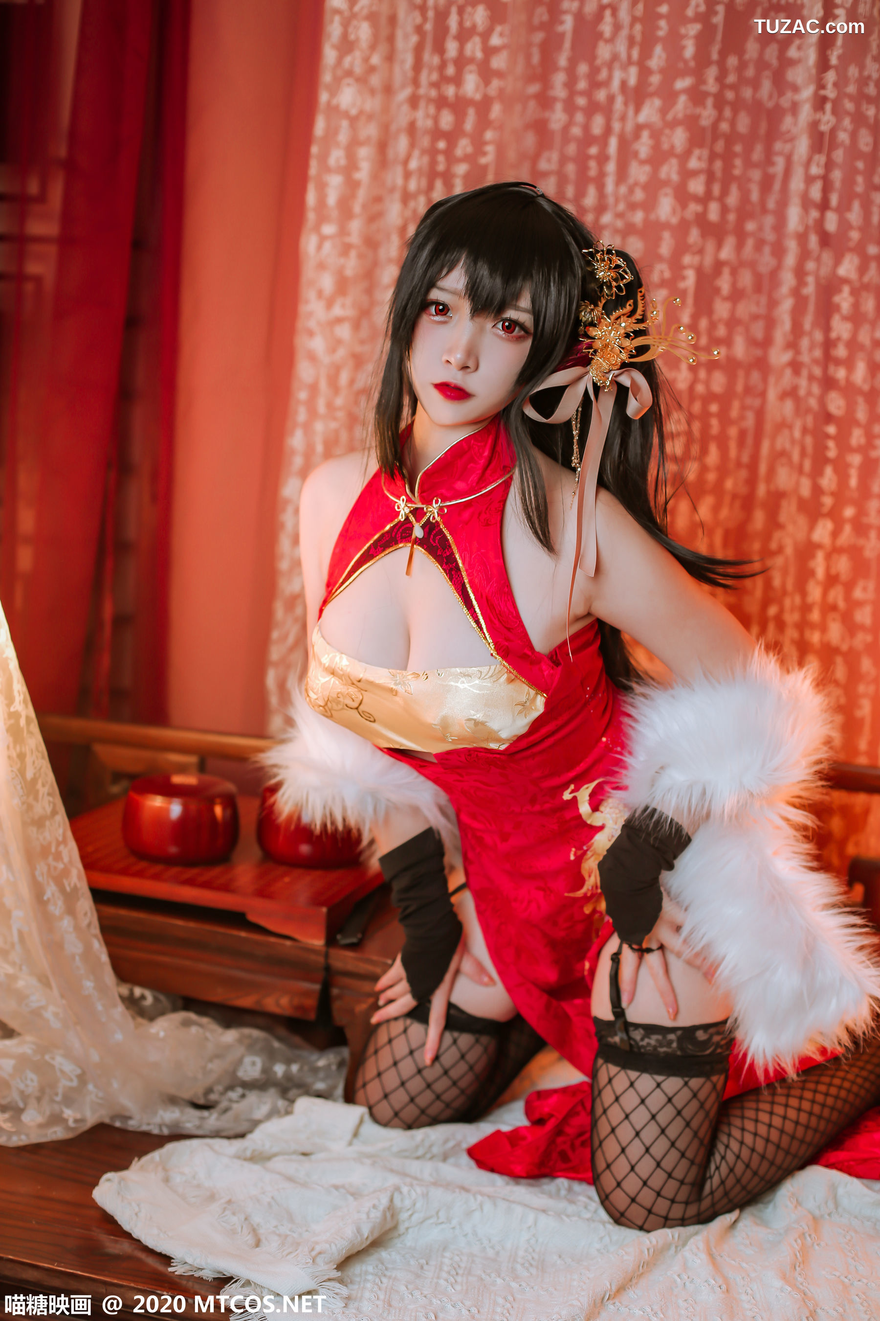 MTCos喵糖映画-HML.018-《碧蓝大凤旗袍》