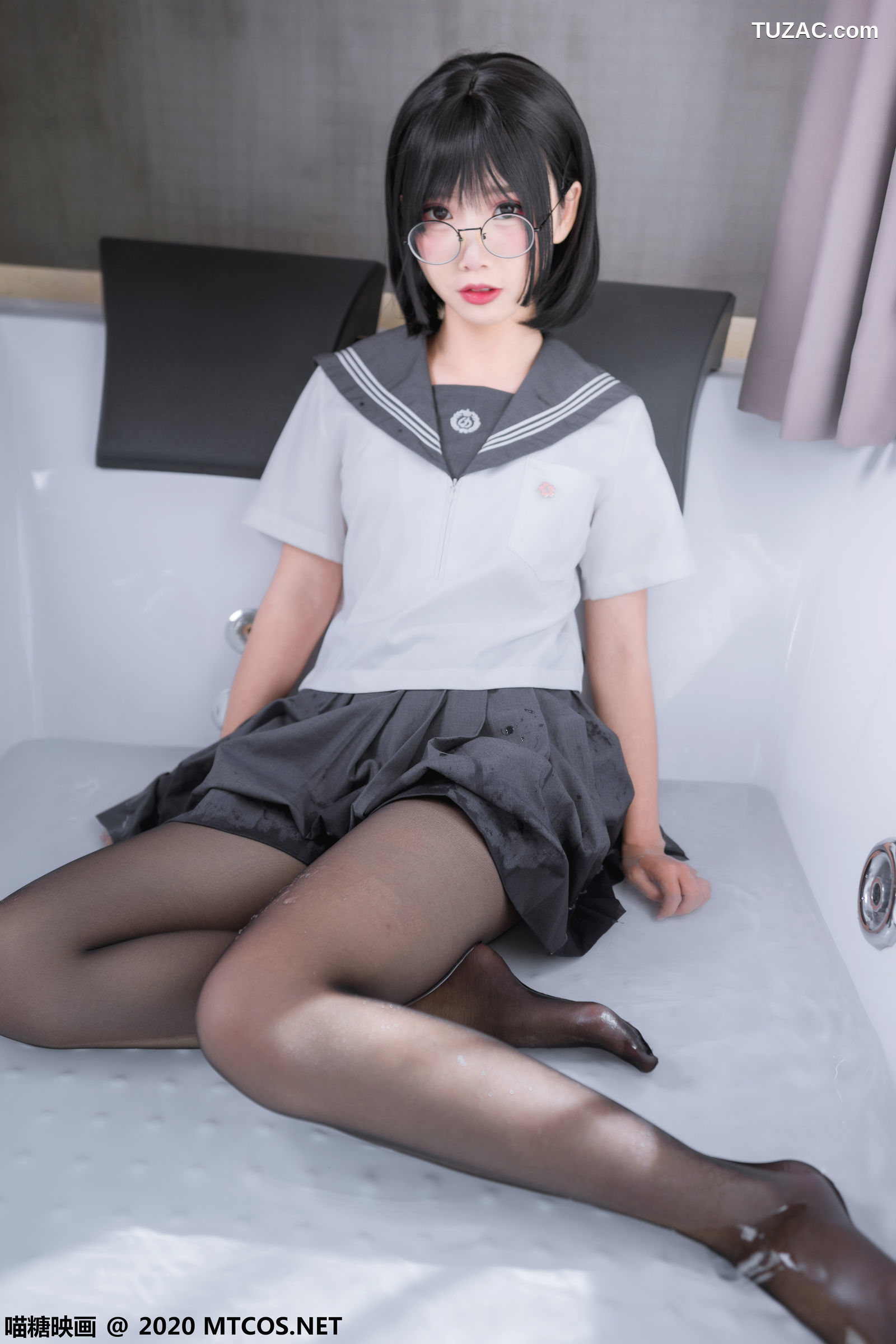 MTCos喵糖映画-Jkl.017-《黑丝JK制服》