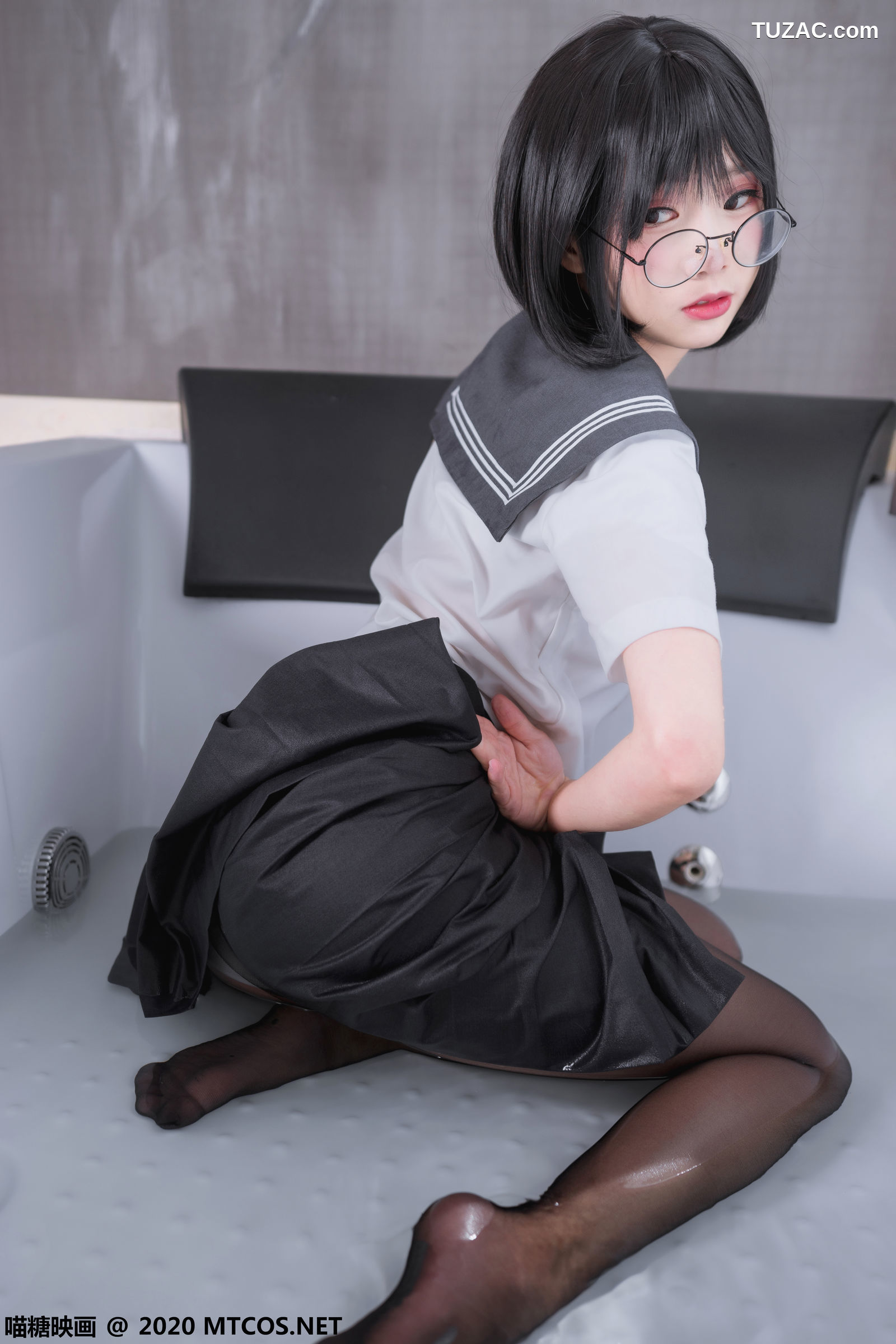 MTCos喵糖映画-Jkl.017-《黑丝JK制服》