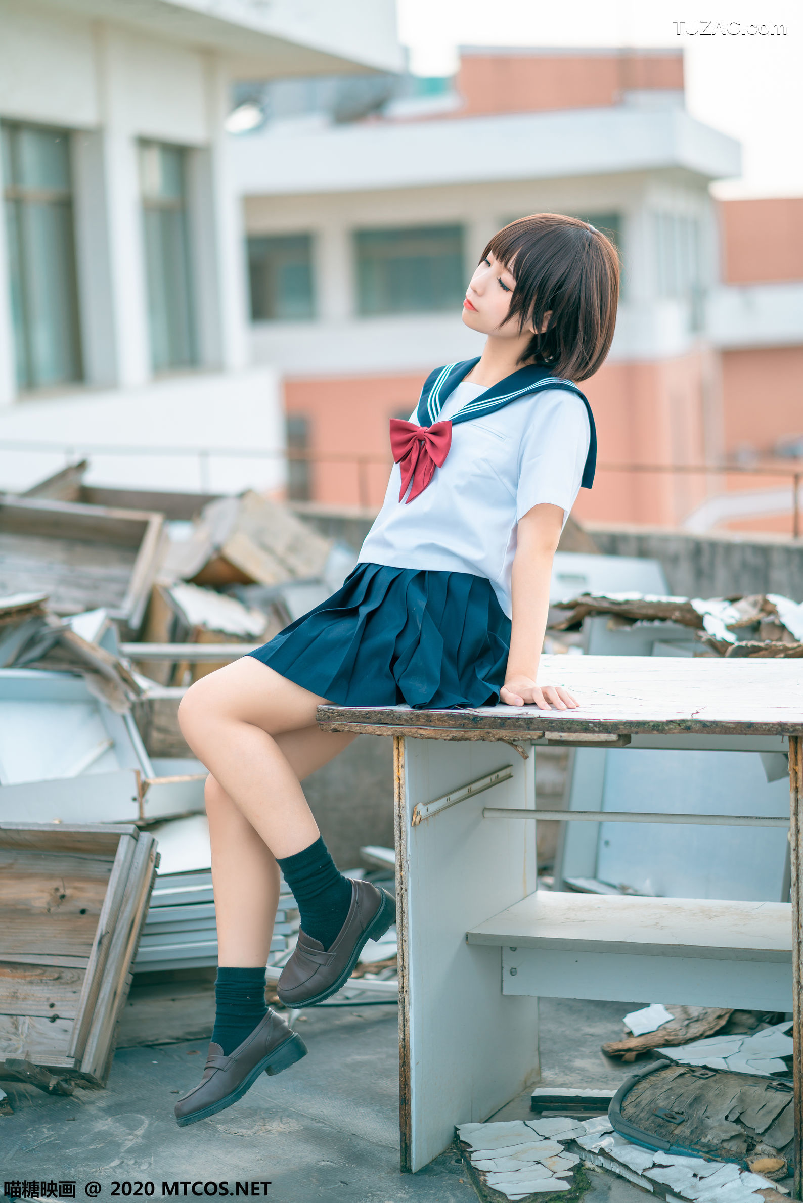 MTCos喵糖映画-Jkl.021-《天台JK制服》