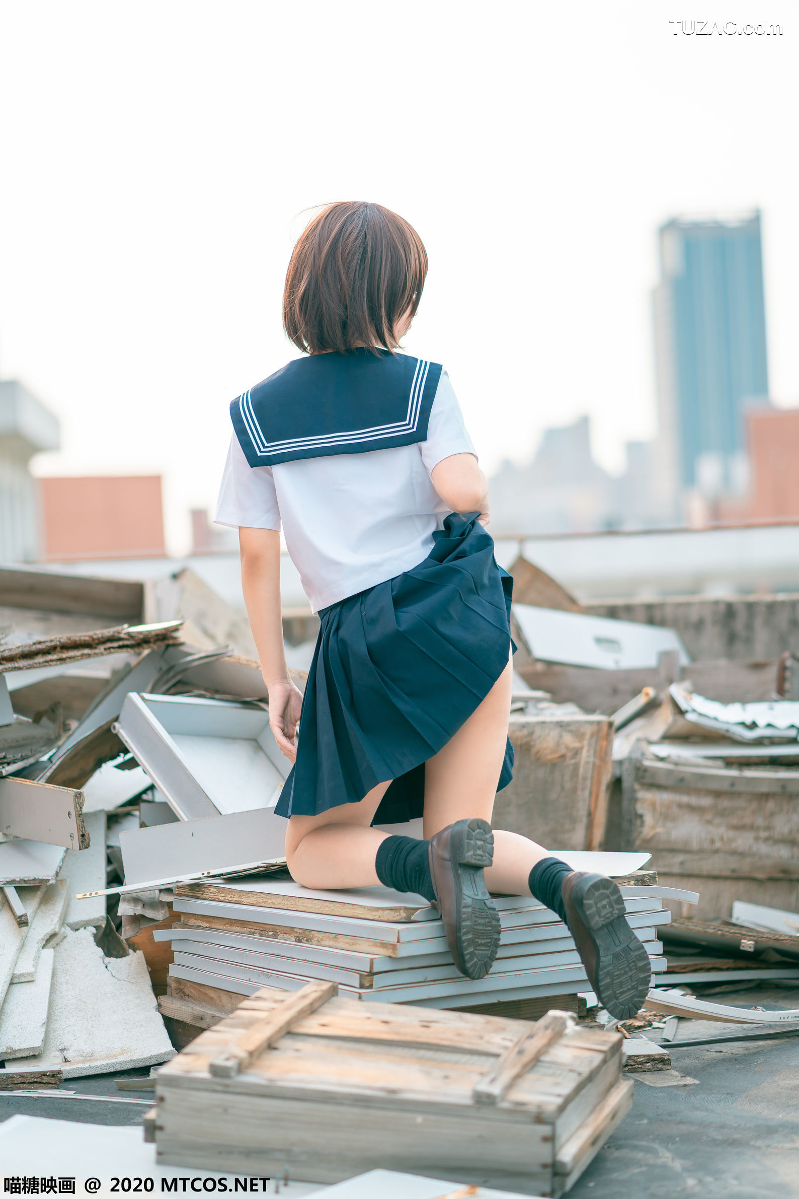 MTCos喵糖映画-Jkl.021-《天台JK制服》