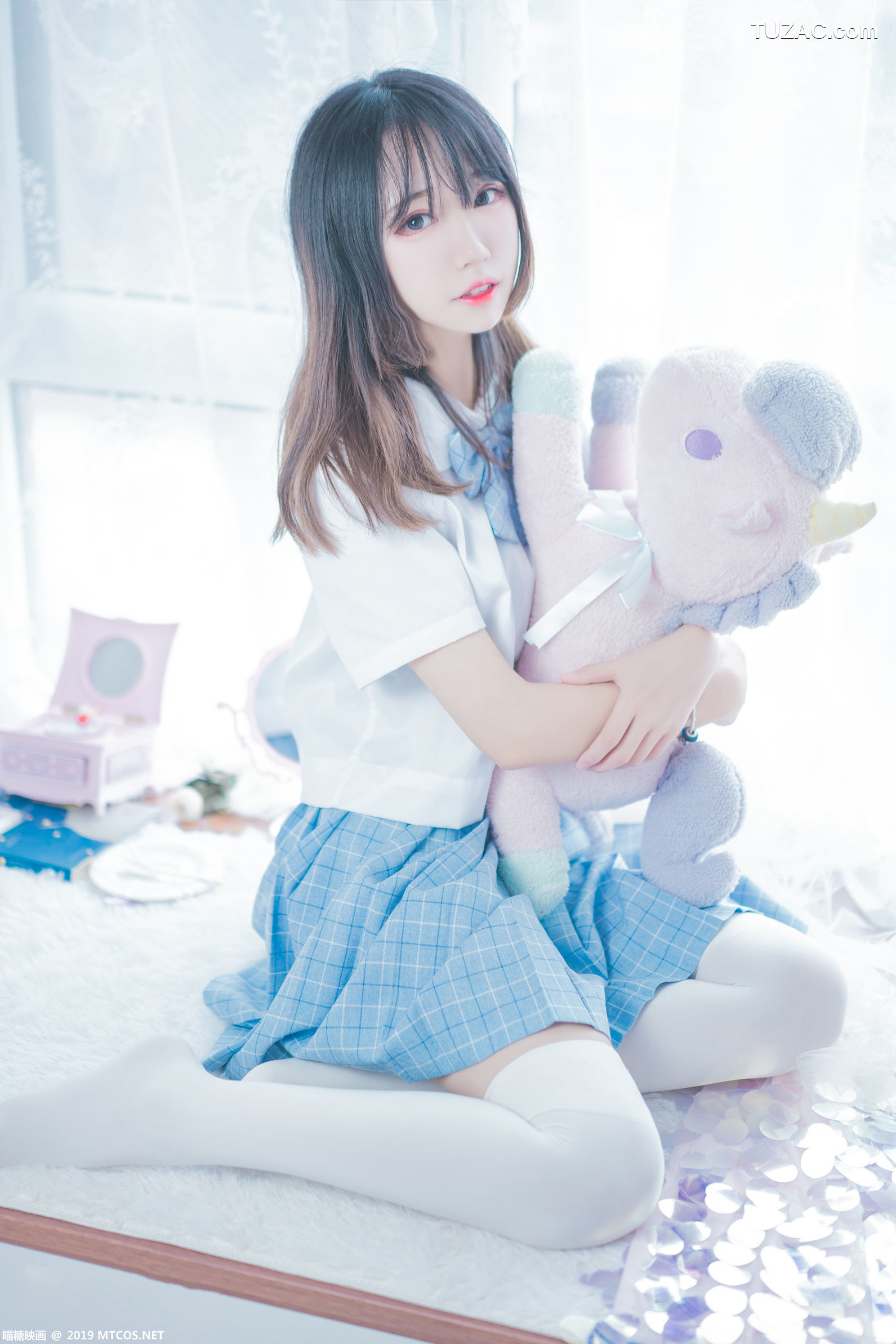 MTCos喵糖映画-Vol.019-《蓝白梦幻少女》