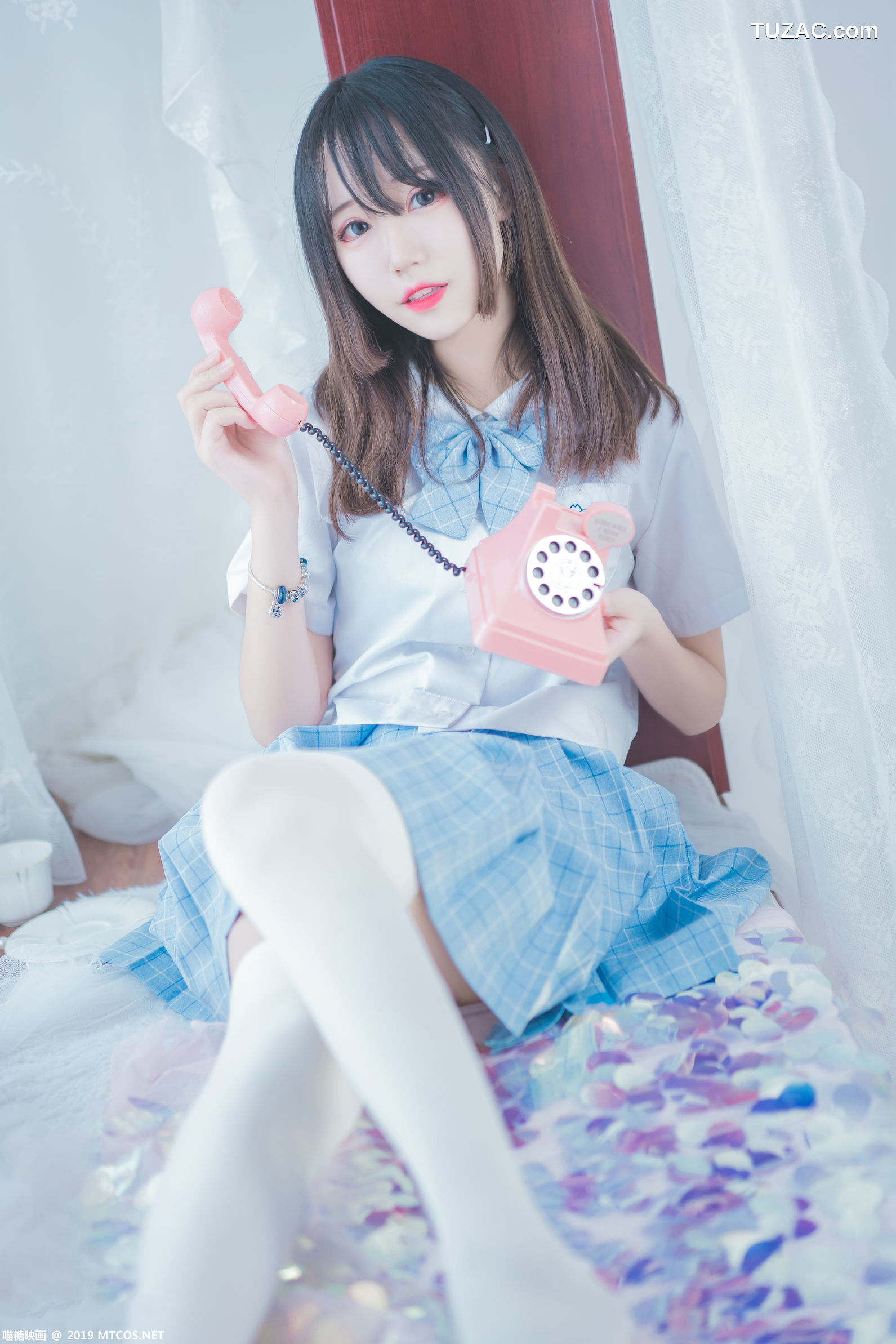 MTCos喵糖映画-Vol.019-《蓝白梦幻少女》