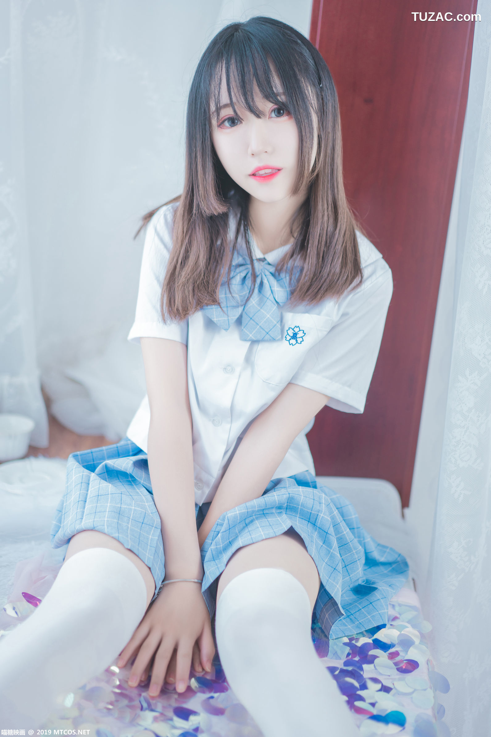 MTCos喵糖映画-Vol.019-《蓝白梦幻少女》