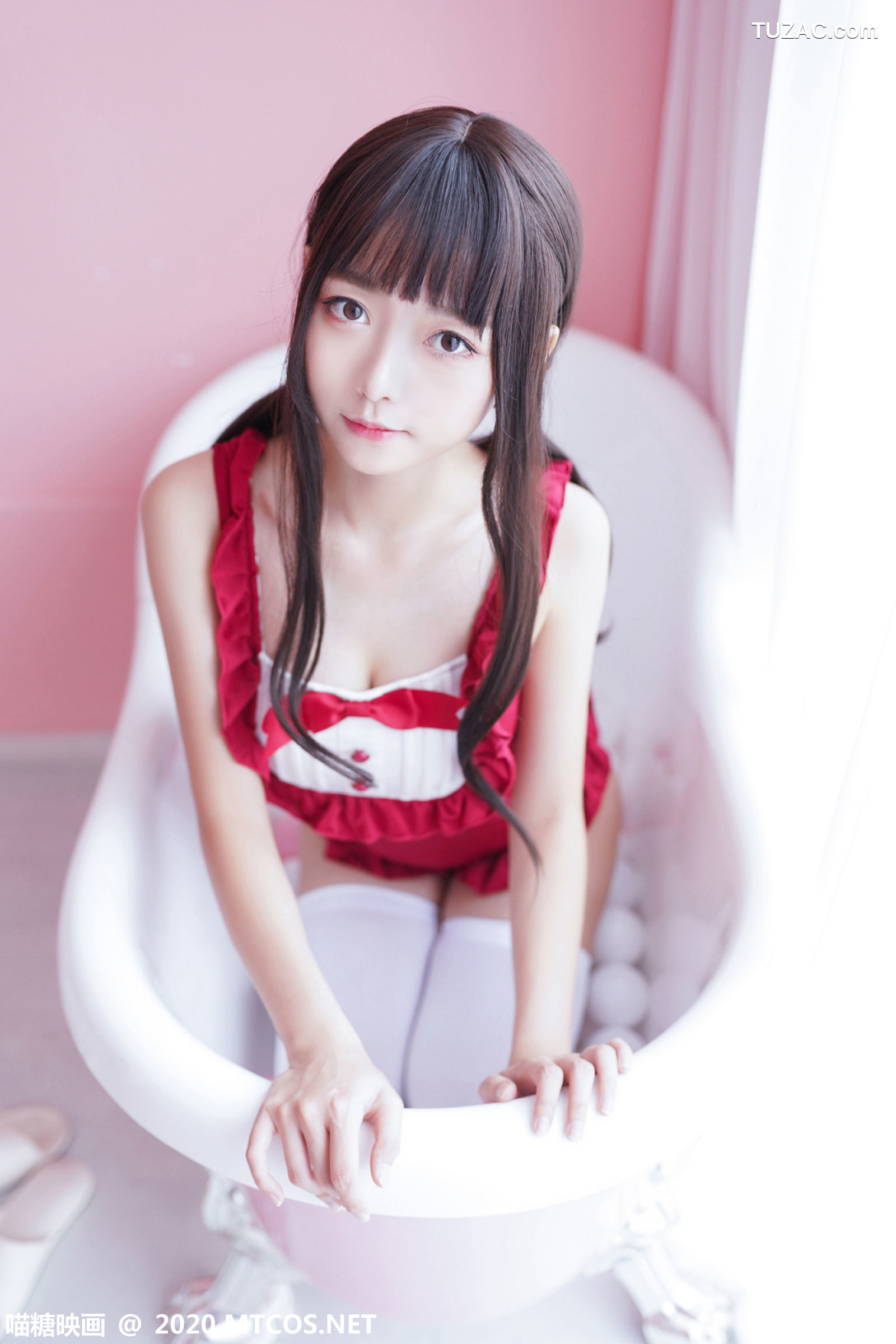 MTCos喵糖映画-Vol.179-《粉色浴缸泡泡》