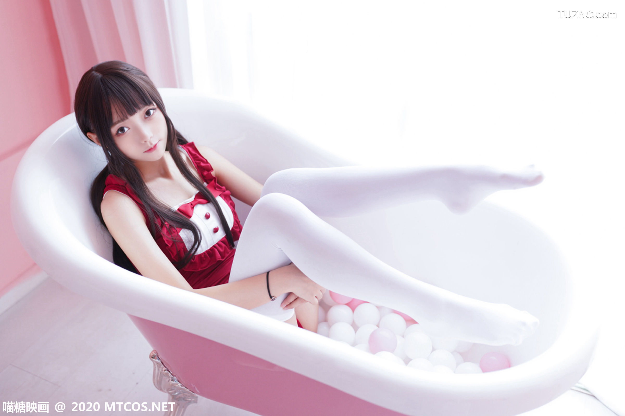 MTCos喵糖映画-Vol.179-《粉色浴缸泡泡》