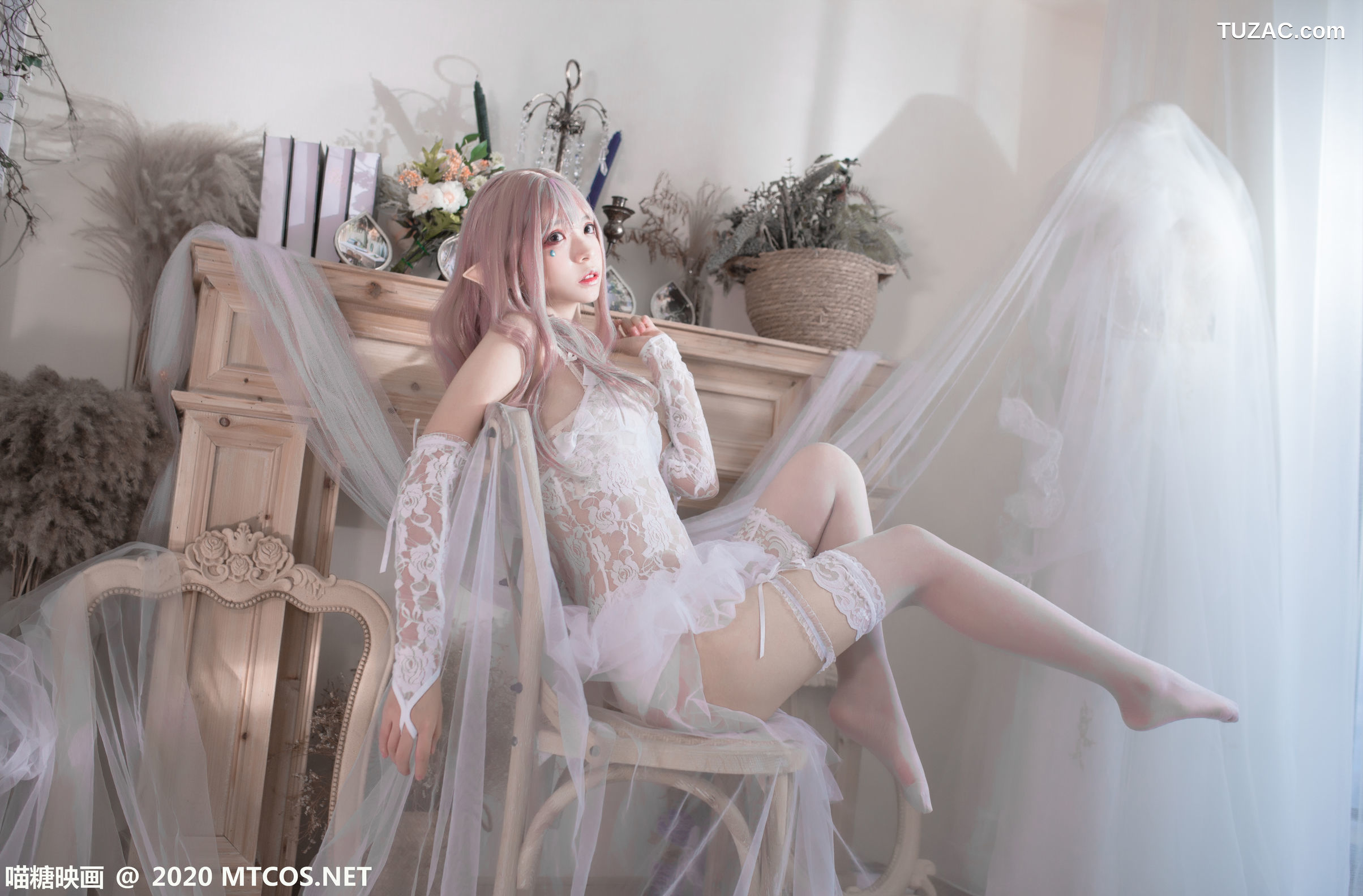 MTCos喵糖映画-Vol.181-《纯白精灵》