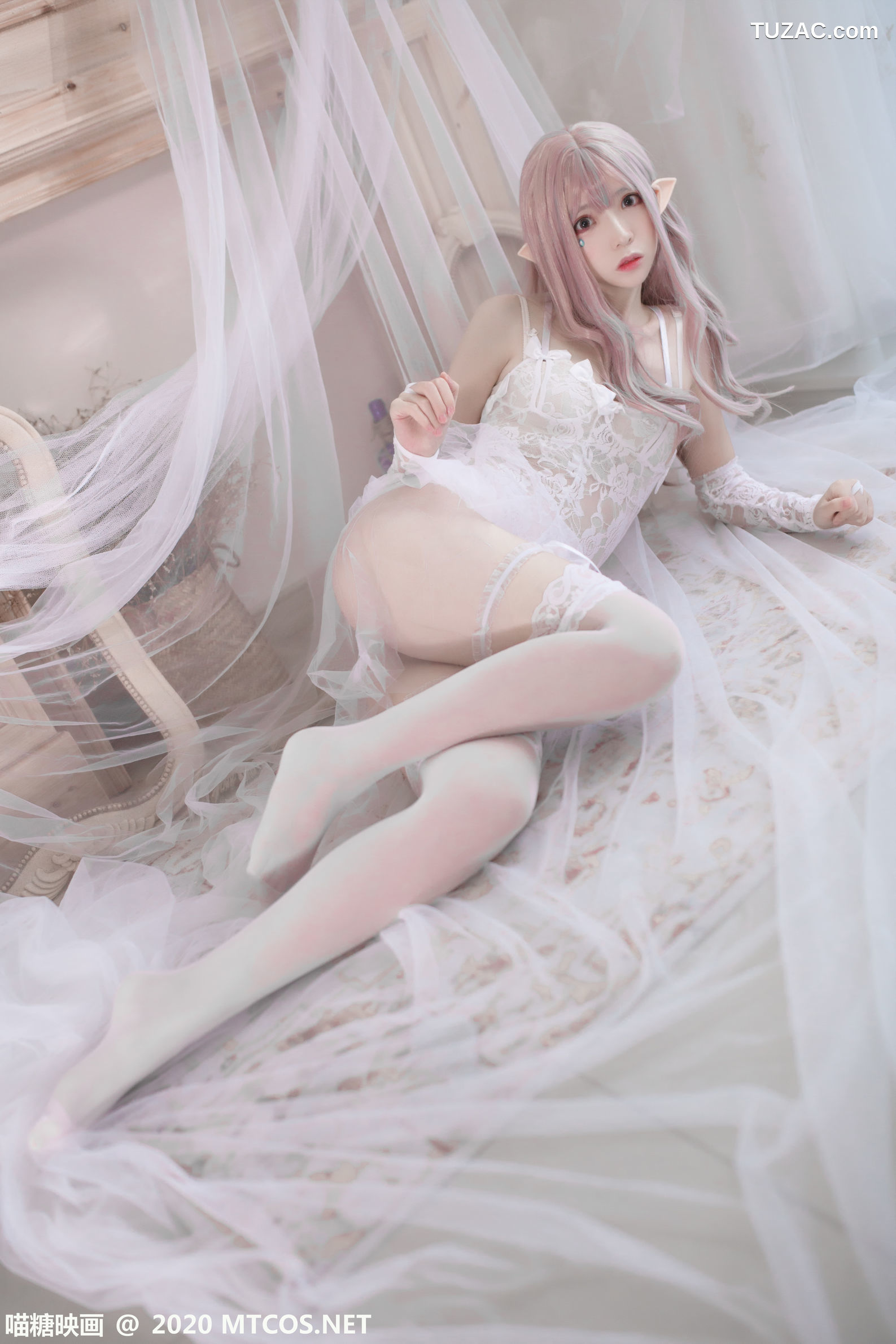 MTCos喵糖映画-Vol.181-《纯白精灵》
