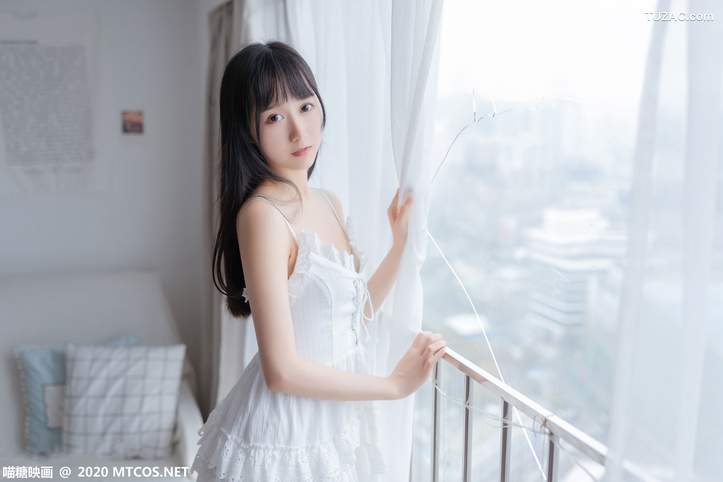 MTCos喵糖映画-Vol.187-《白裙少女》