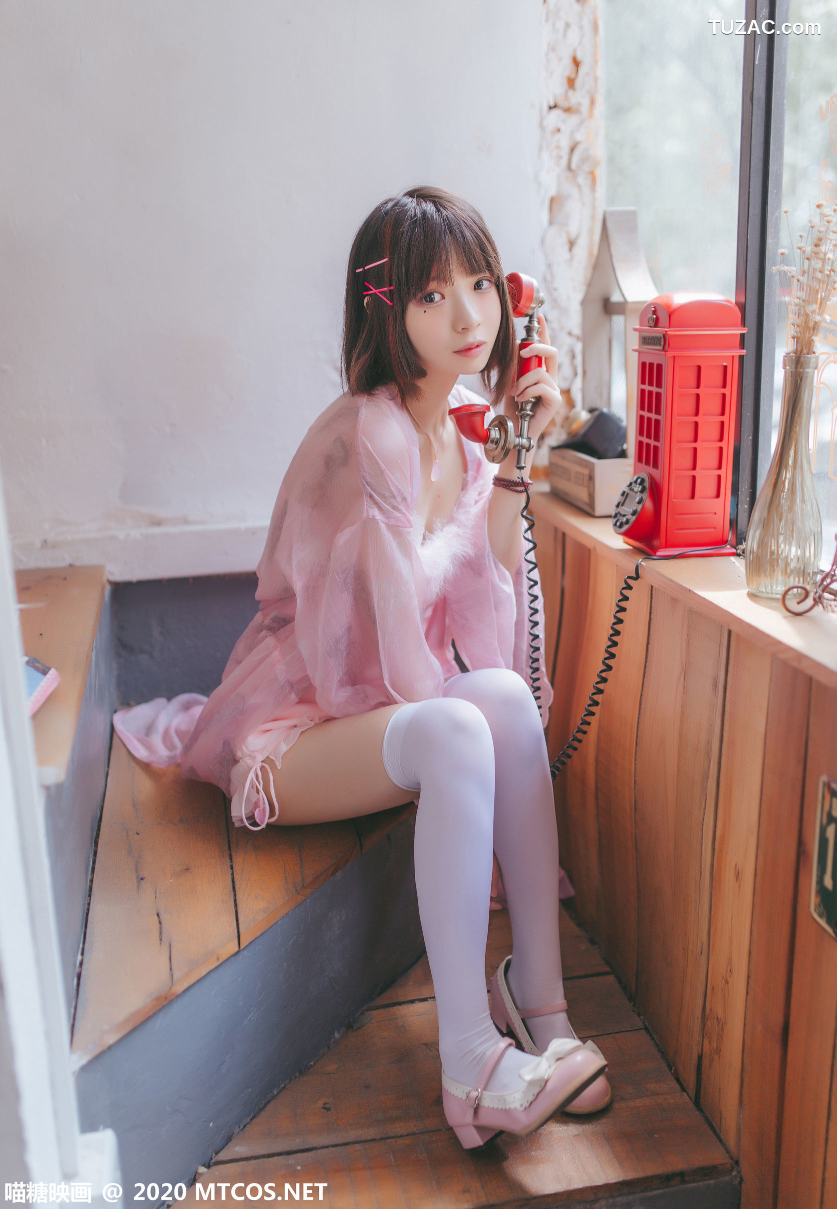 MTCos喵糖映画-Vol.250-《粉色披纱》