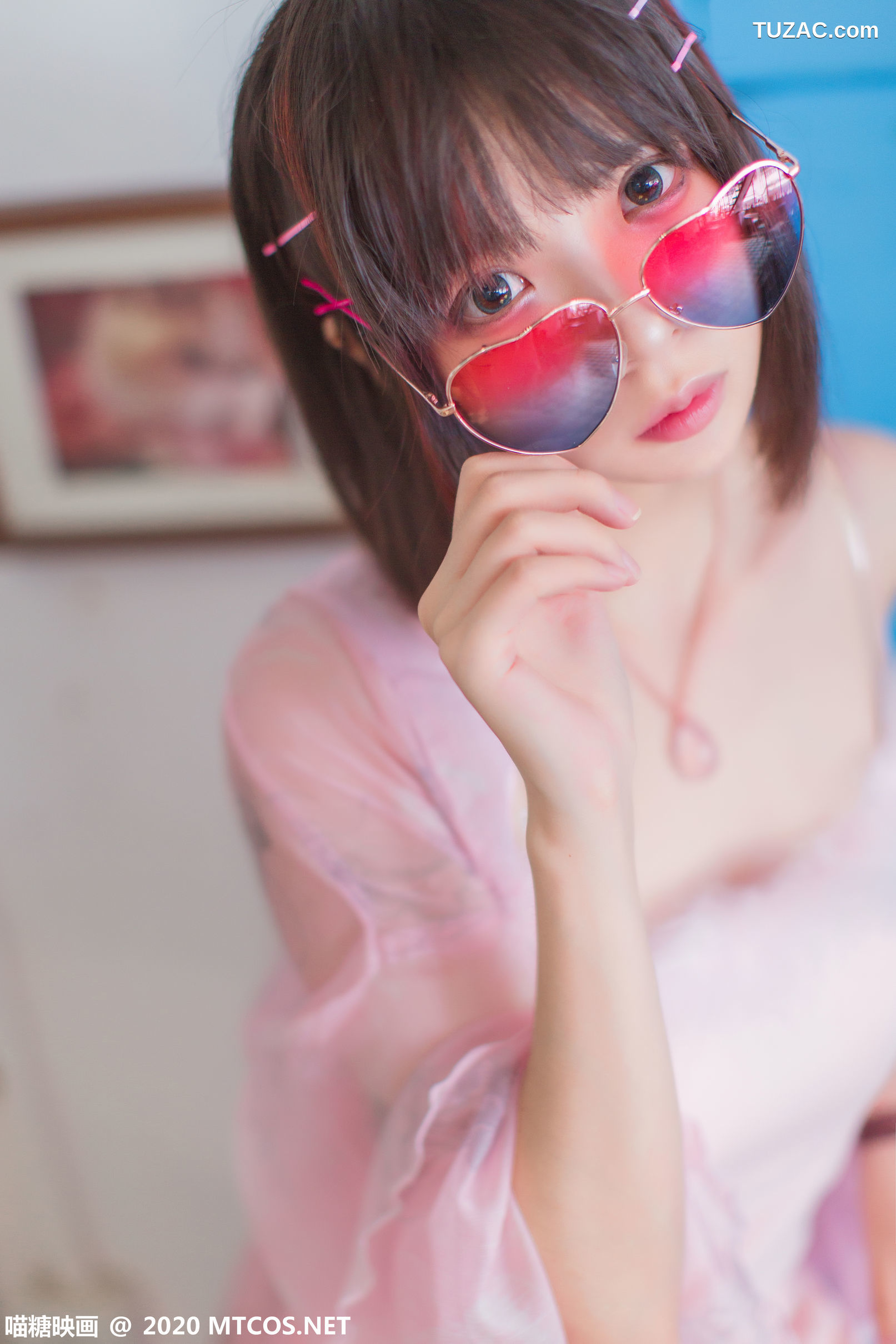 MTCos喵糖映画-Vol.250-《粉色披纱》