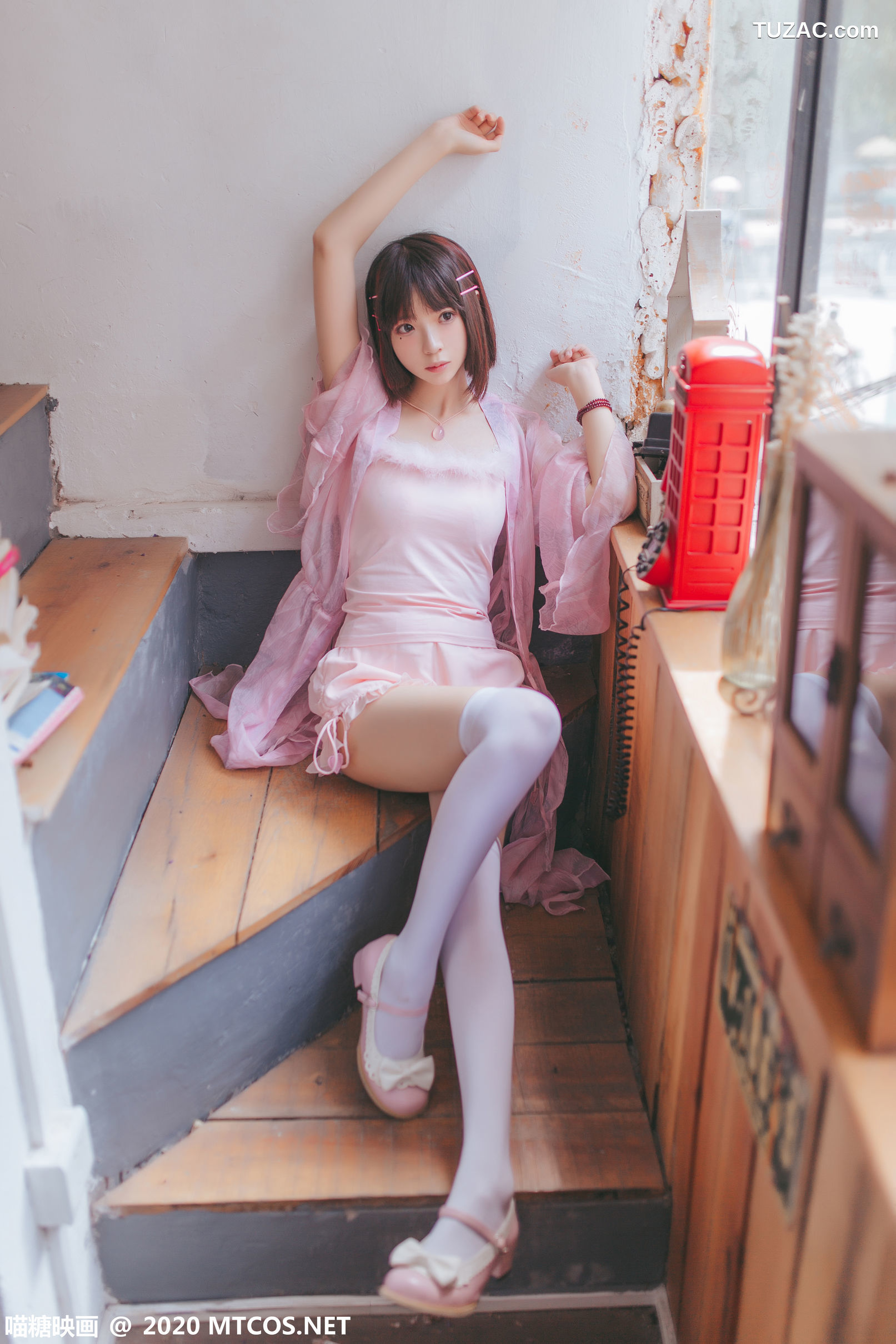 MTCos喵糖映画-Vol.250-《粉色披纱》