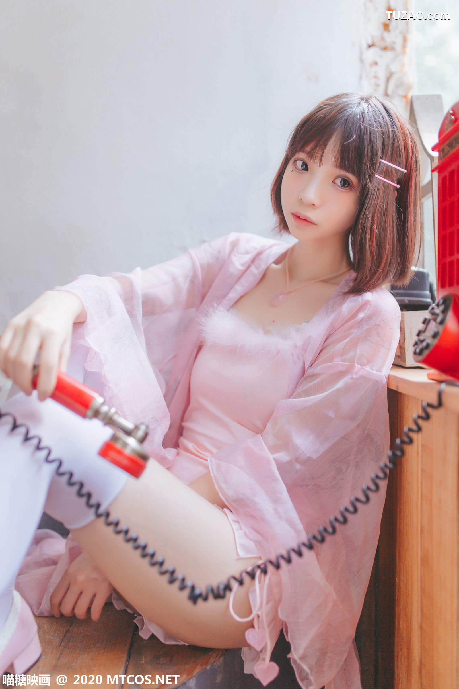 MTCos喵糖映画-Vol.250-《粉色披纱》