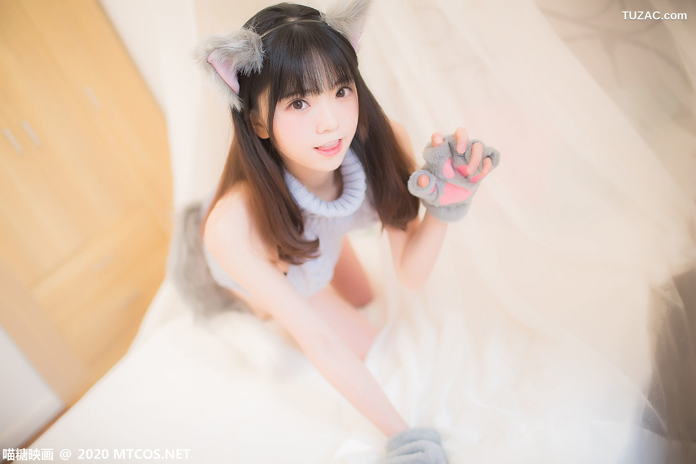 MTCos喵糖映画-Vol.274-《萌娘的蓝色毛衣》