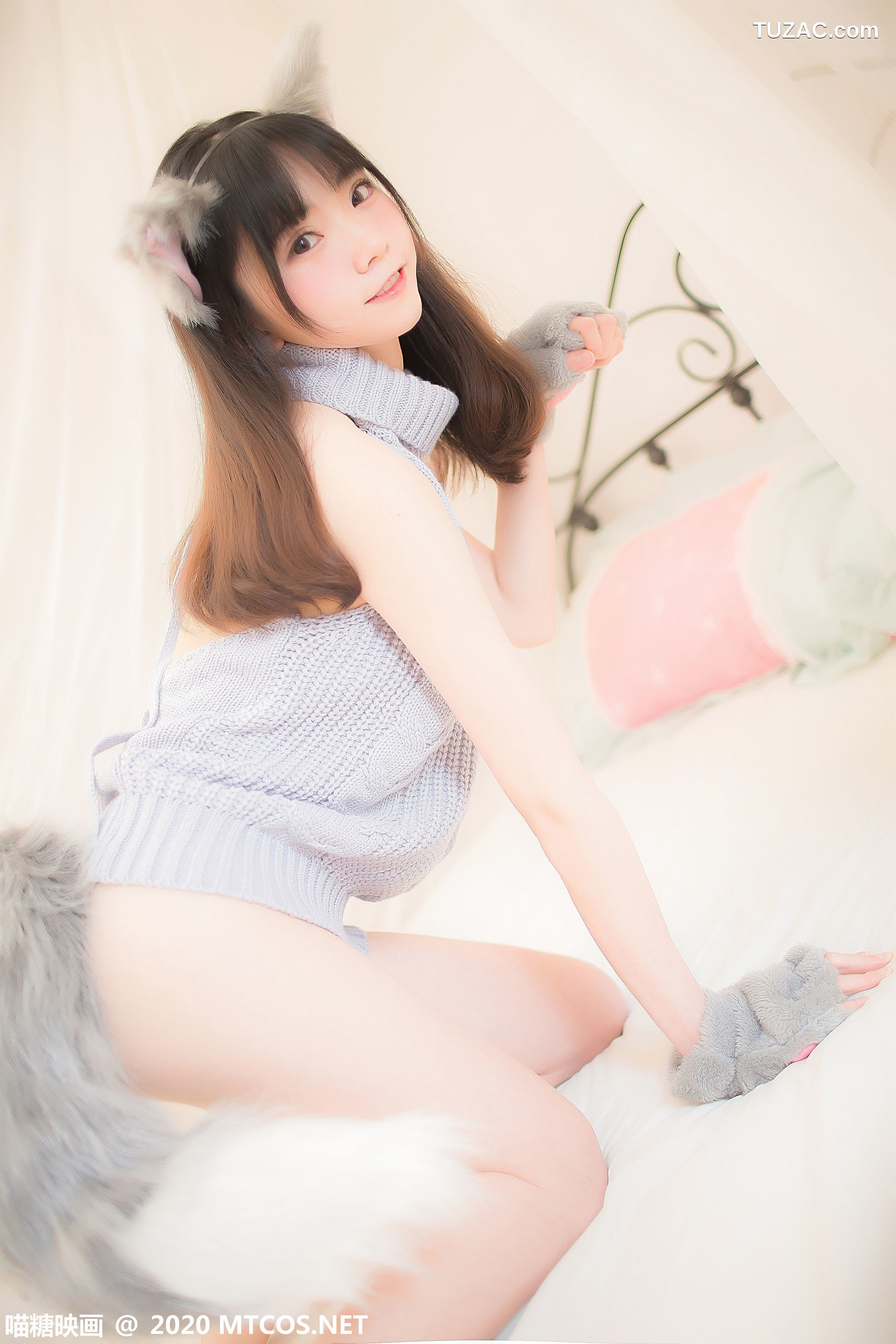 MTCos喵糖映画-Vol.274-《萌娘的蓝色毛衣》