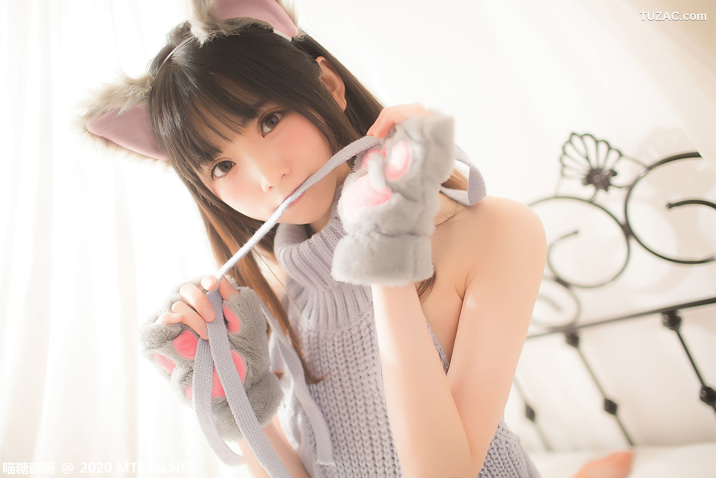 MTCos喵糖映画-Vol.274-《萌娘的蓝色毛衣》