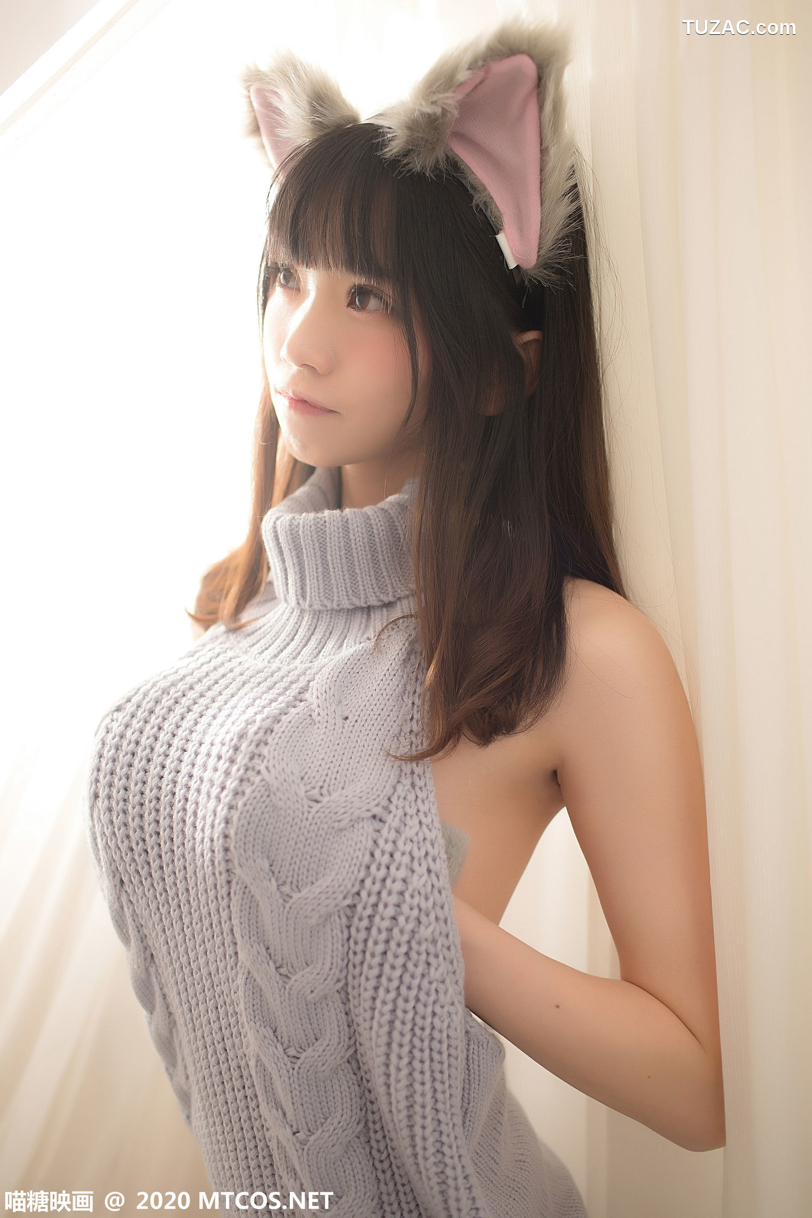 MTCos喵糖映画-Vol.274-《萌娘的蓝色毛衣》