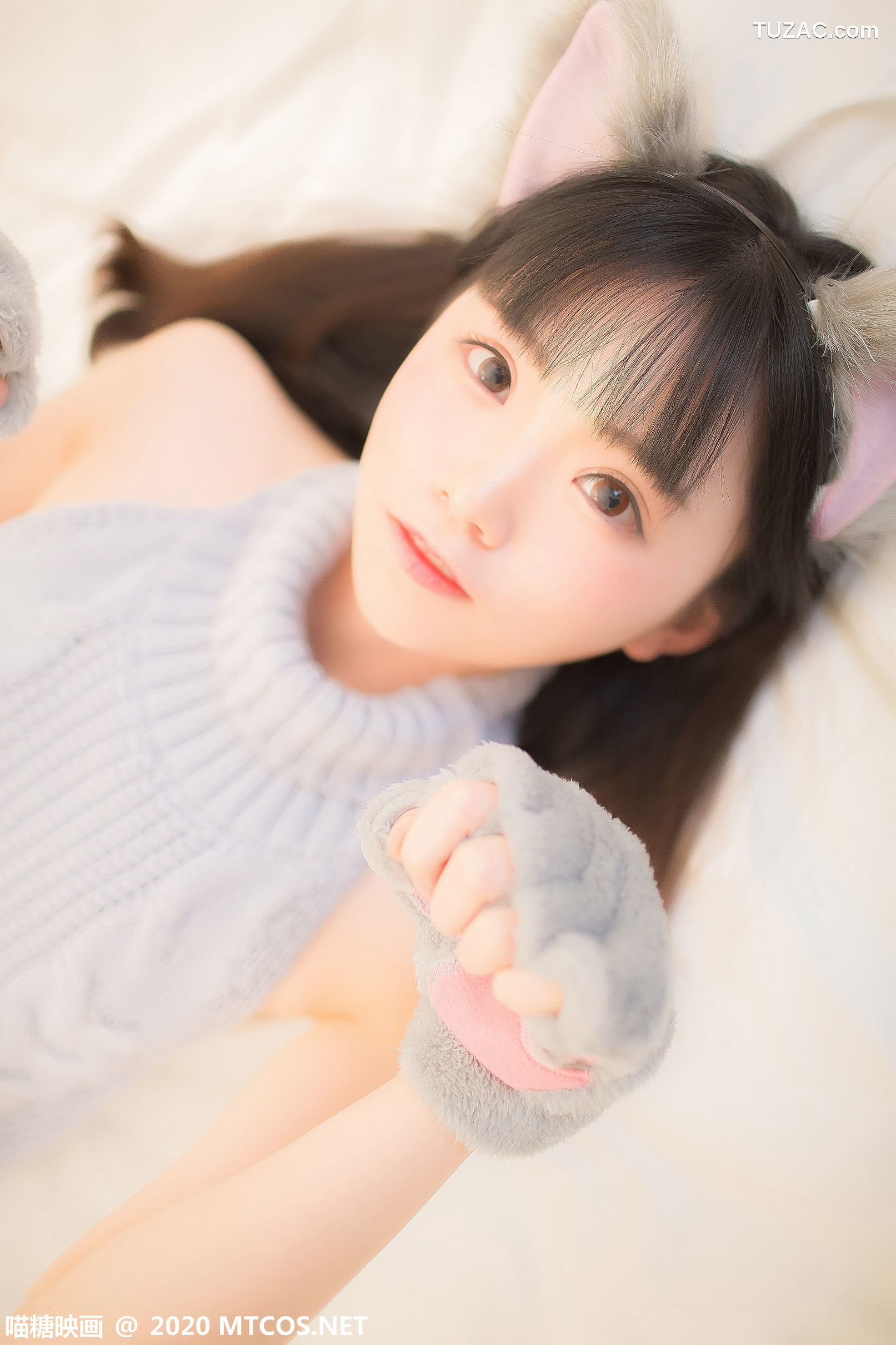 MTCos喵糖映画-Vol.274-《萌娘的蓝色毛衣》