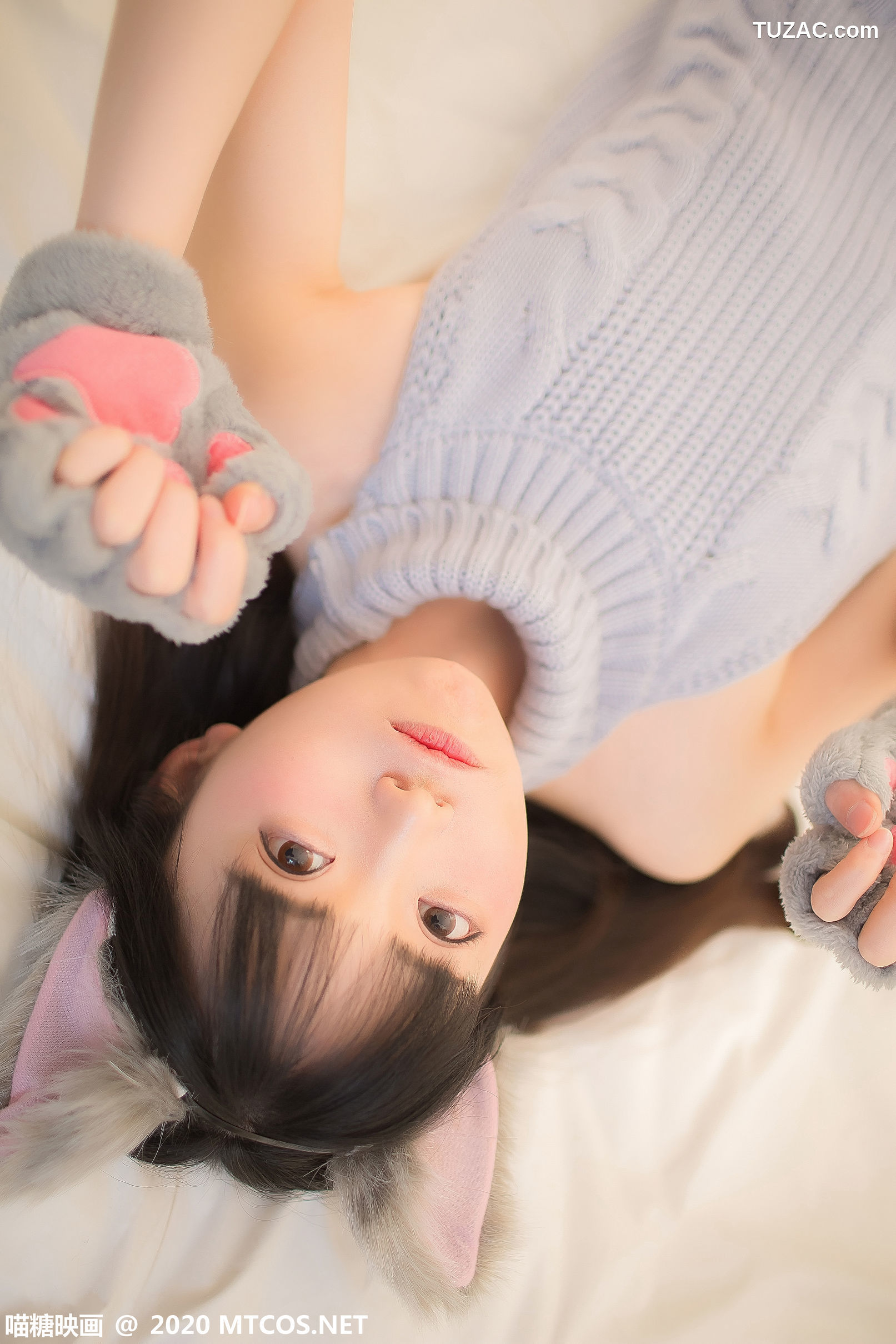 MTCos喵糖映画-Vol.274-《萌娘的蓝色毛衣》
