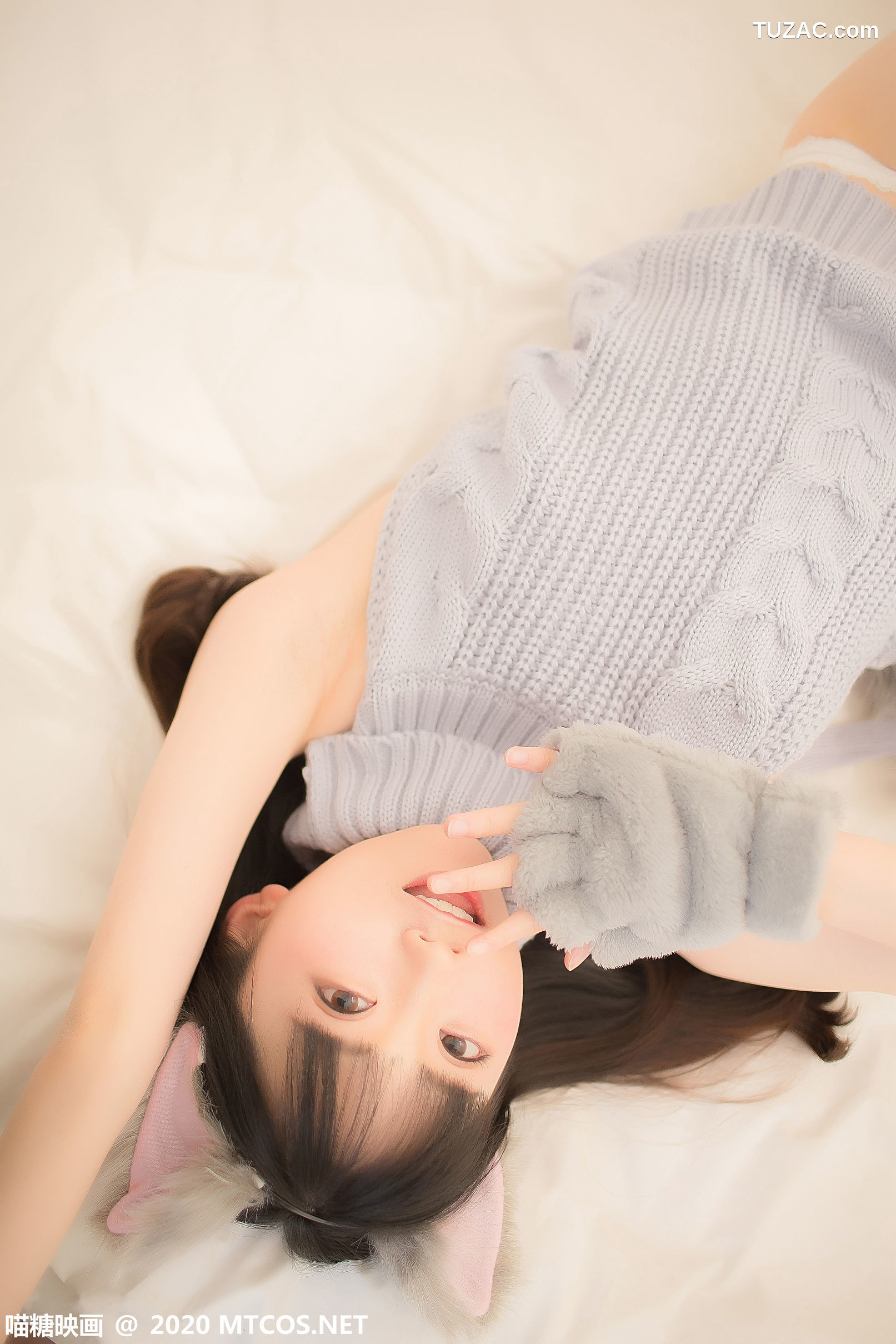 MTCos喵糖映画-Vol.274-《萌娘的蓝色毛衣》