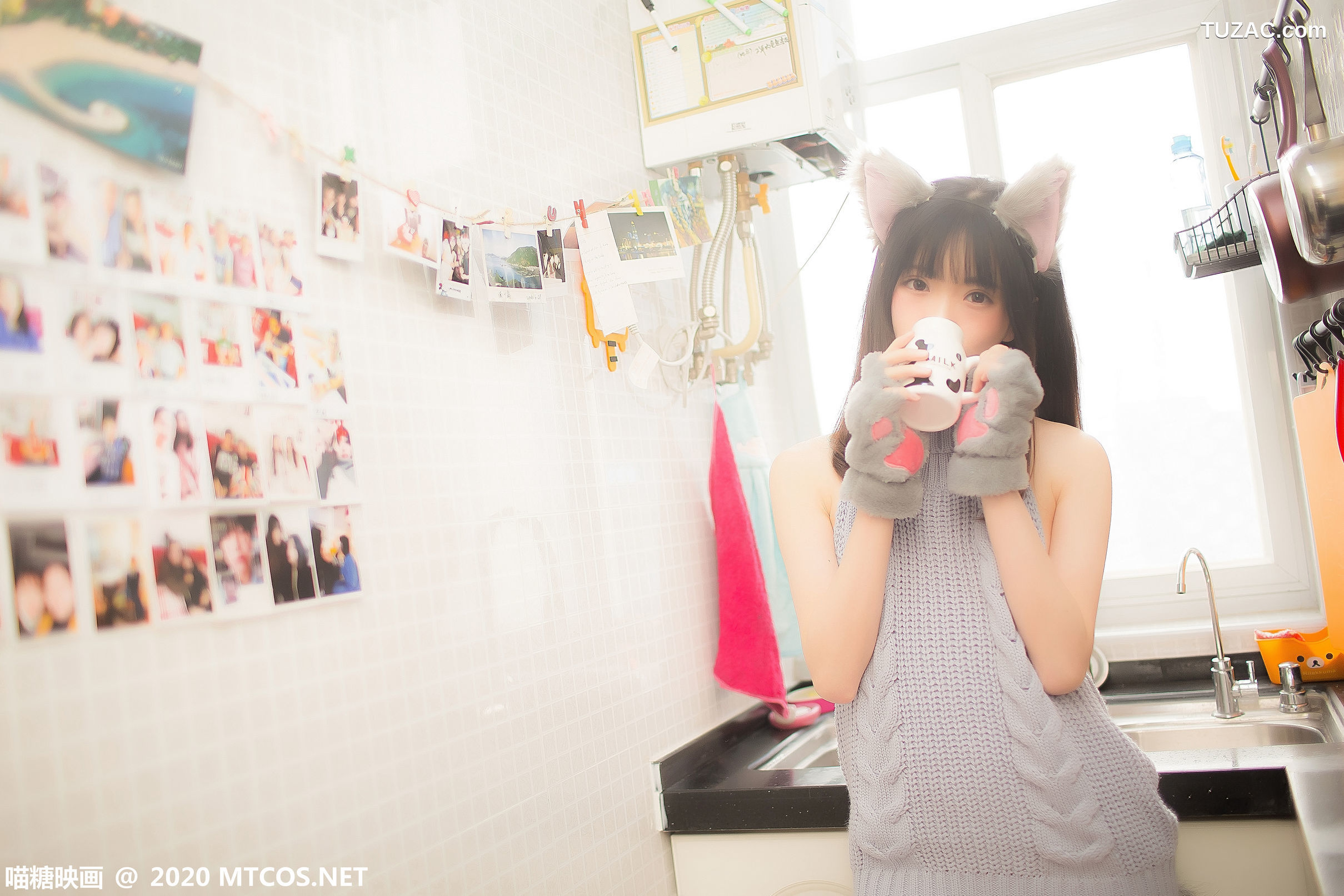 MTCos喵糖映画-Vol.274-《萌娘的蓝色毛衣》