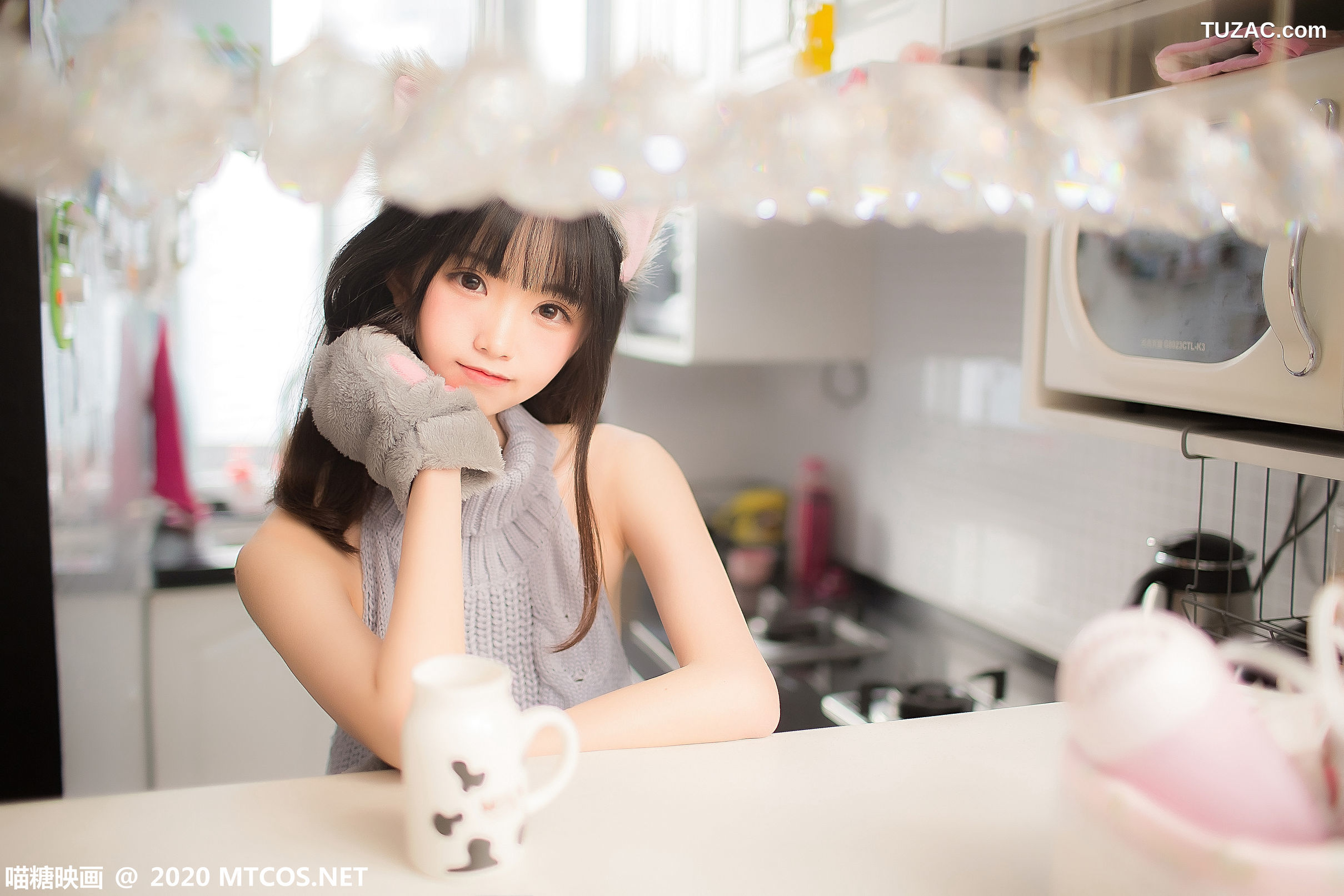 MTCos喵糖映画-Vol.274-《萌娘的蓝色毛衣》