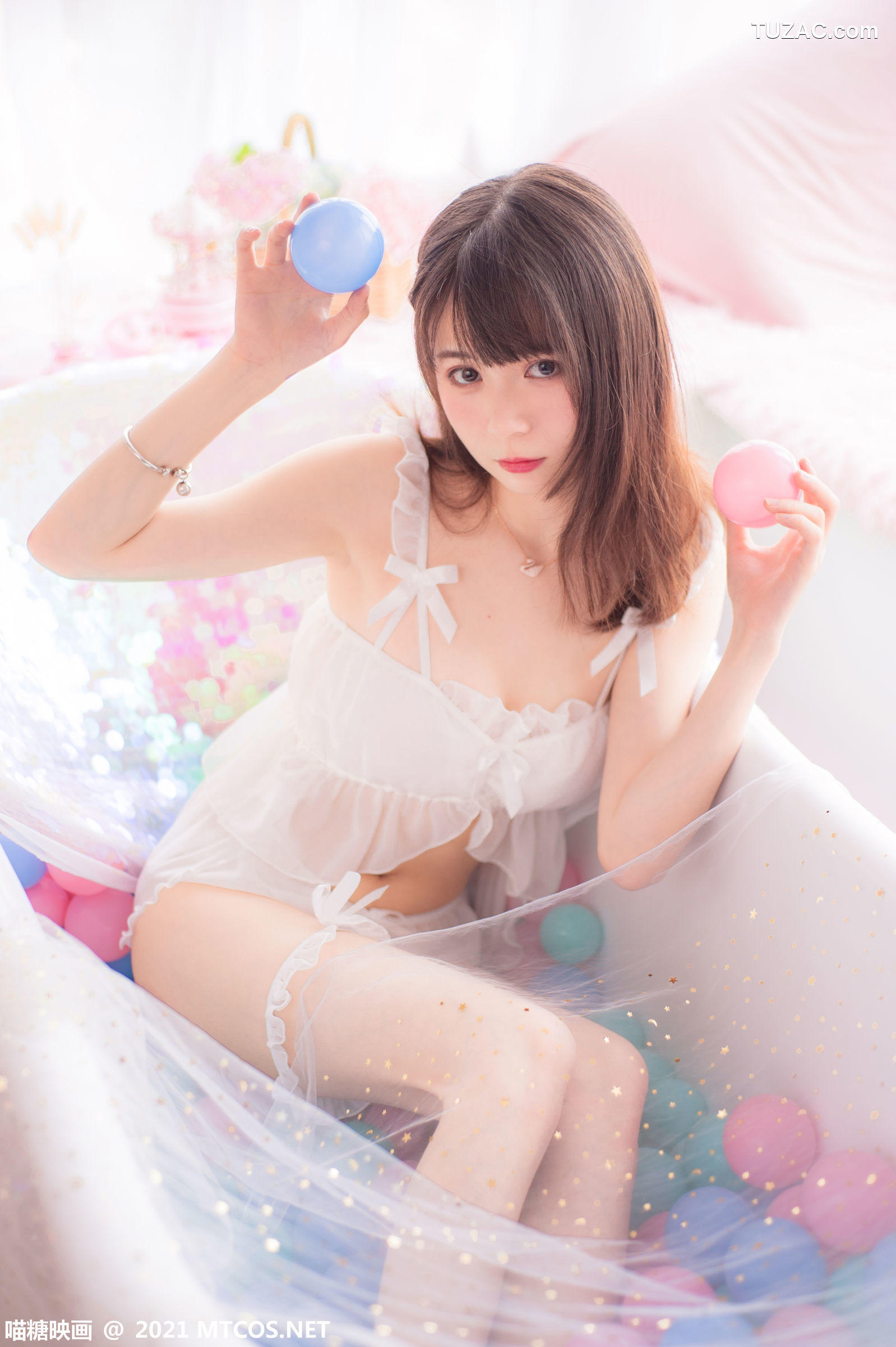 MTCos喵糖映画-Vol.351-《泡泡粉裙》
