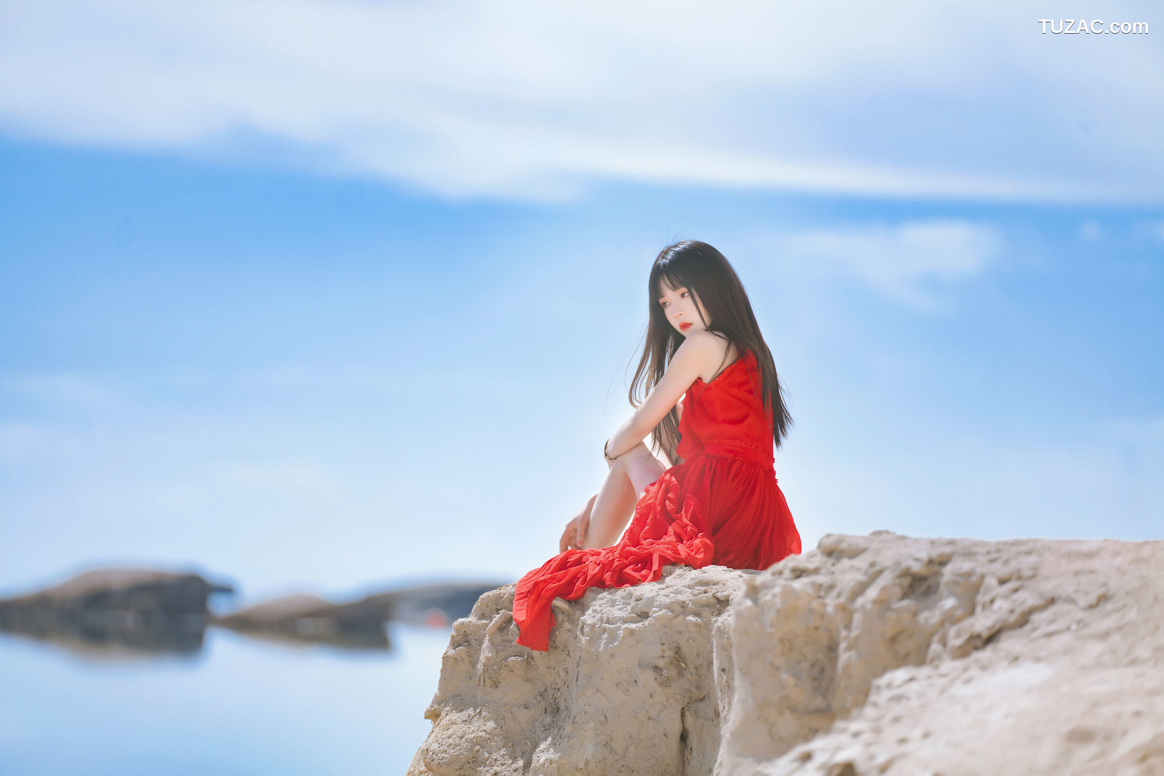 MTCos喵糖映画-Vol.372-《海边红裙》