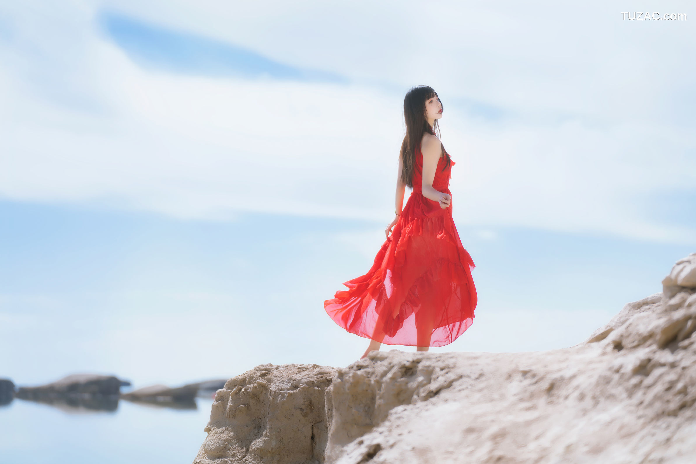 MTCos喵糖映画-Vol.372-《海边红裙》