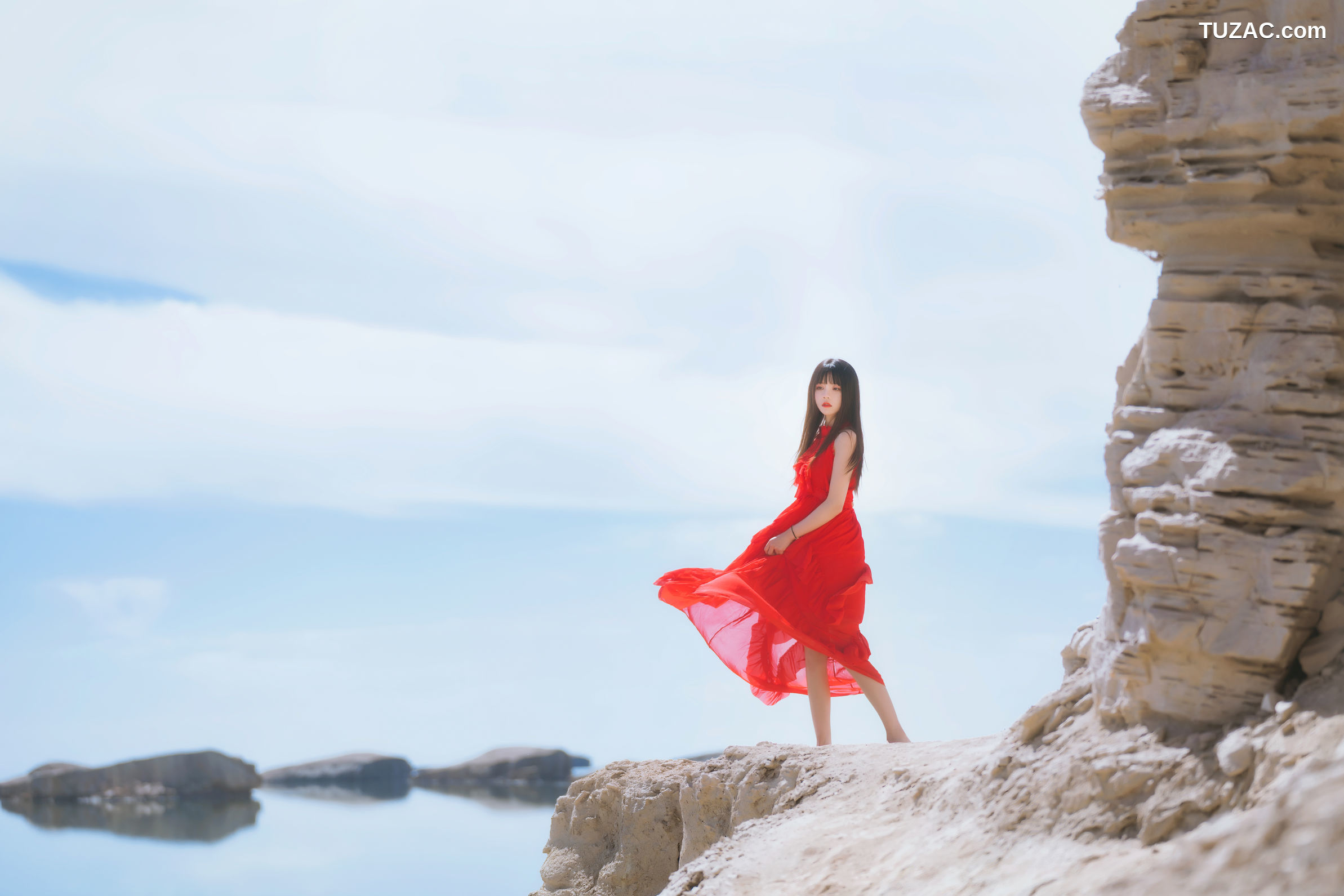 MTCos喵糖映画-Vol.372-《海边红裙》