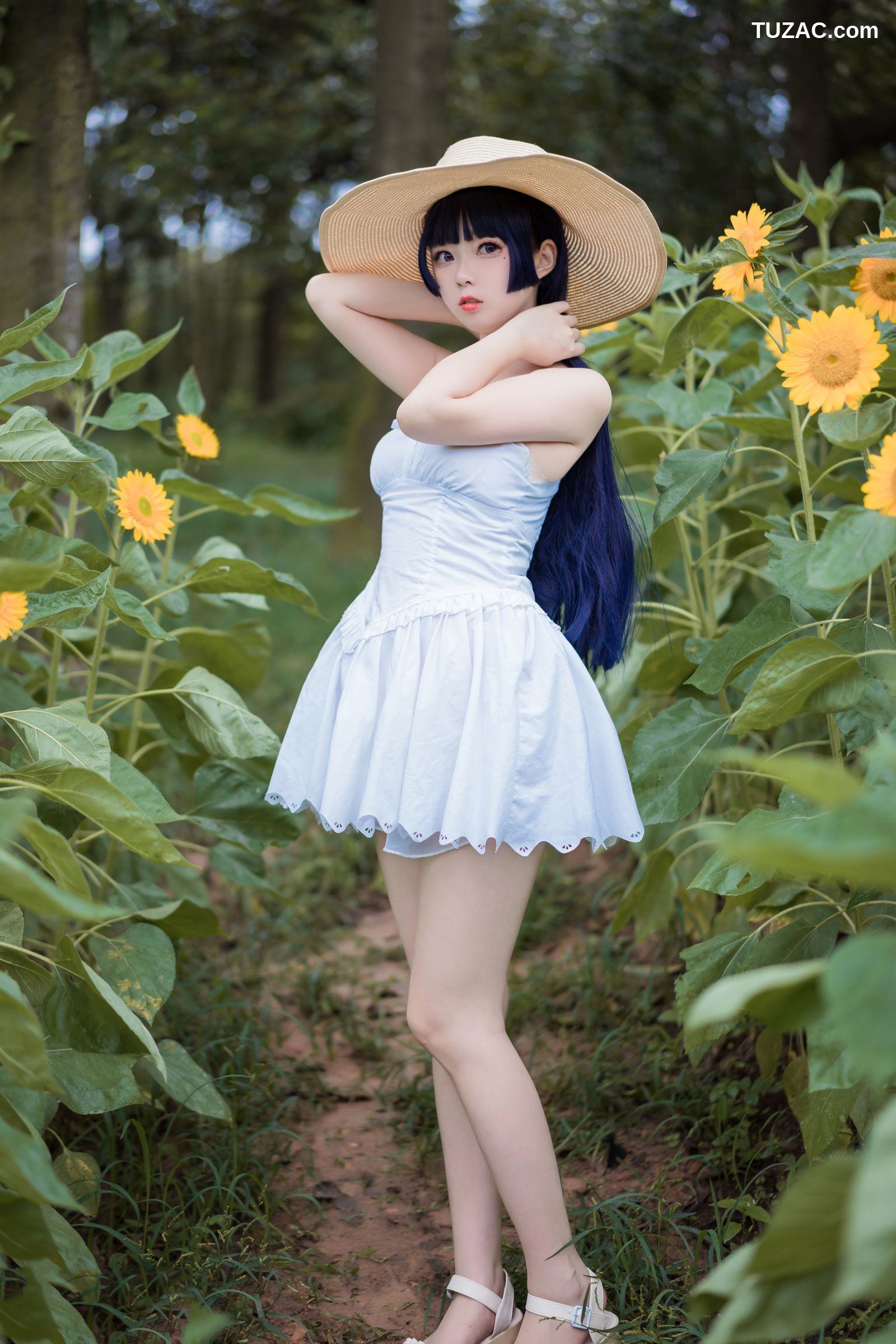 MTCos喵糖映画-Vol.414-《花园白裙