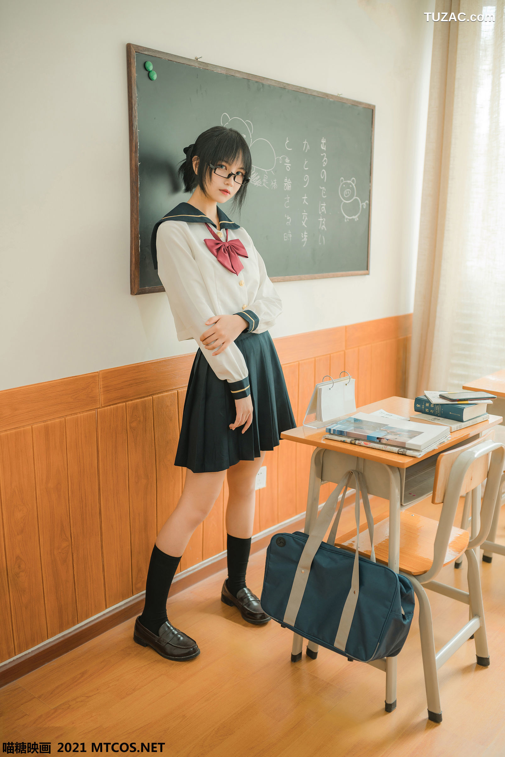 MTCos喵糖映画-Vol.459-《慵懒的jk》